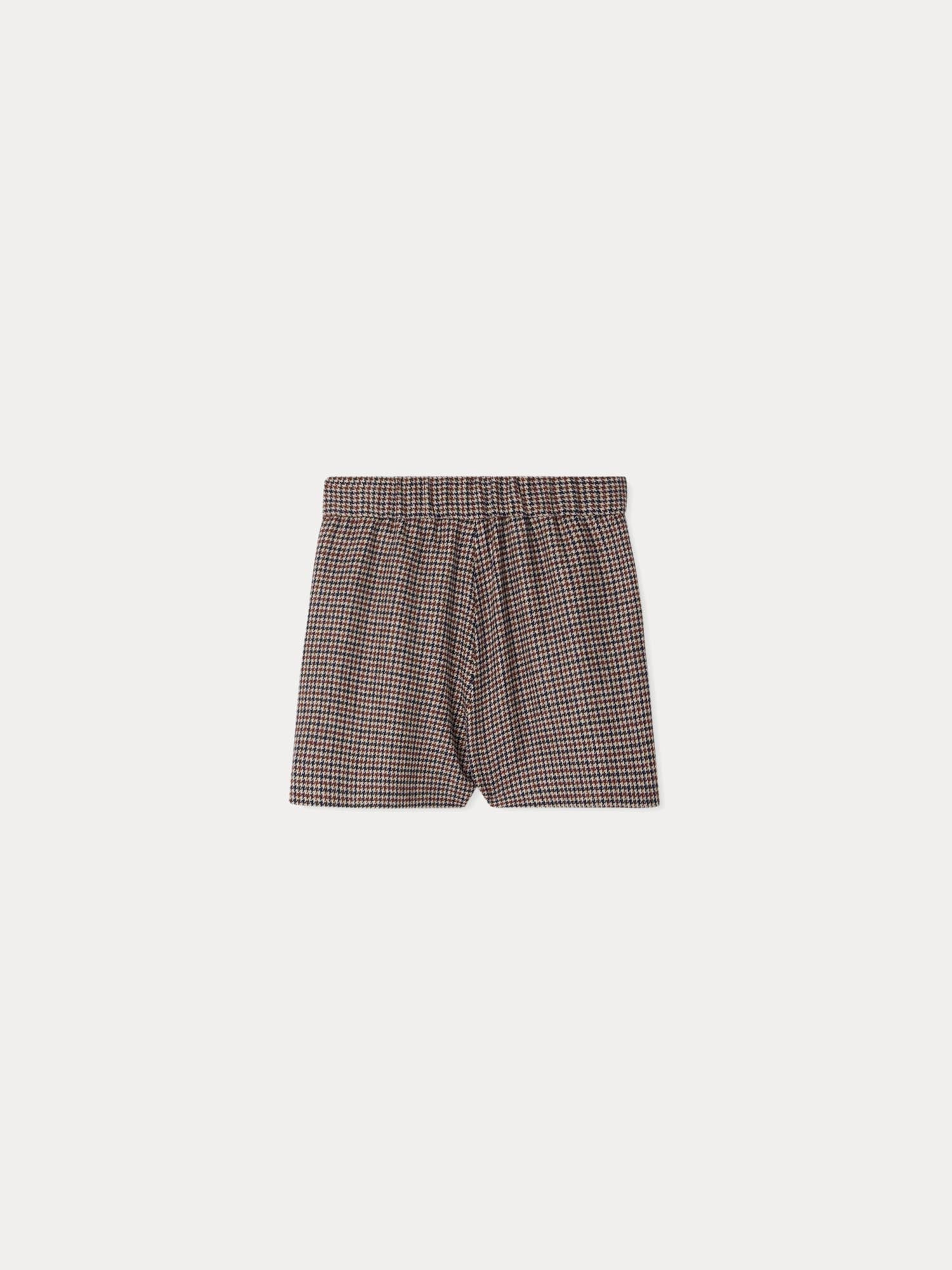 Girls Beige Wool Shorts