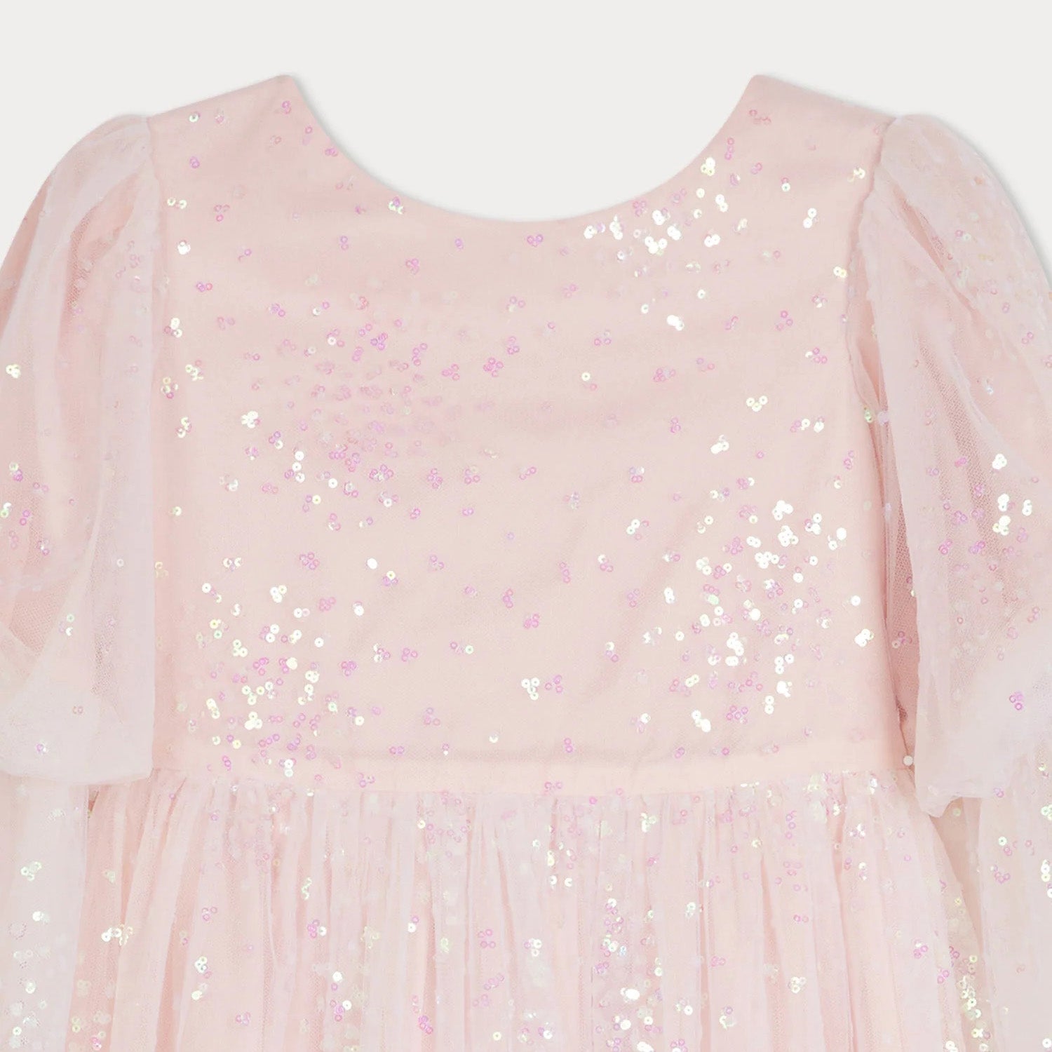 Girls Pink Sequin Dress