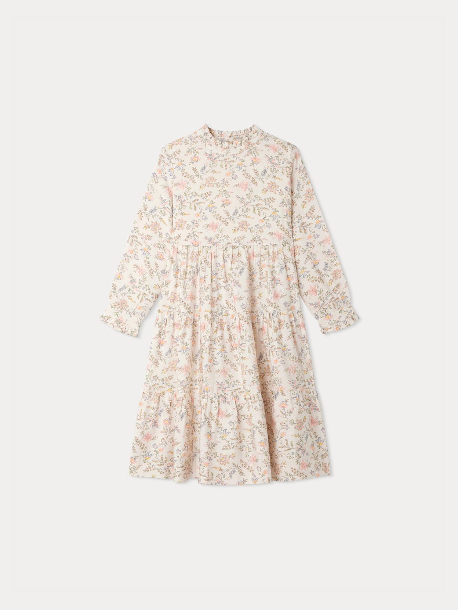 Girls Multicolor Floral Dress