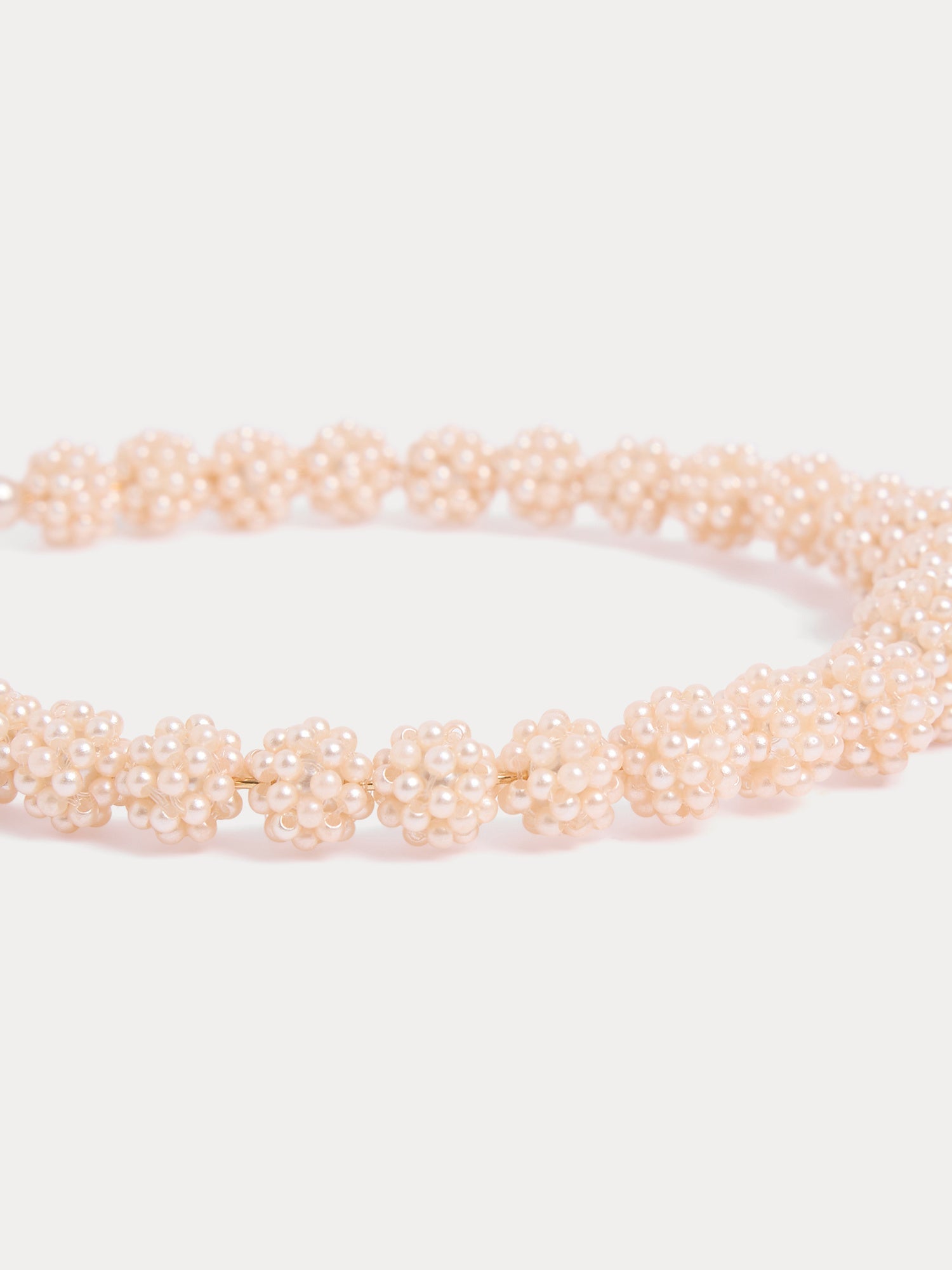 Girls Rose Pearl Headband