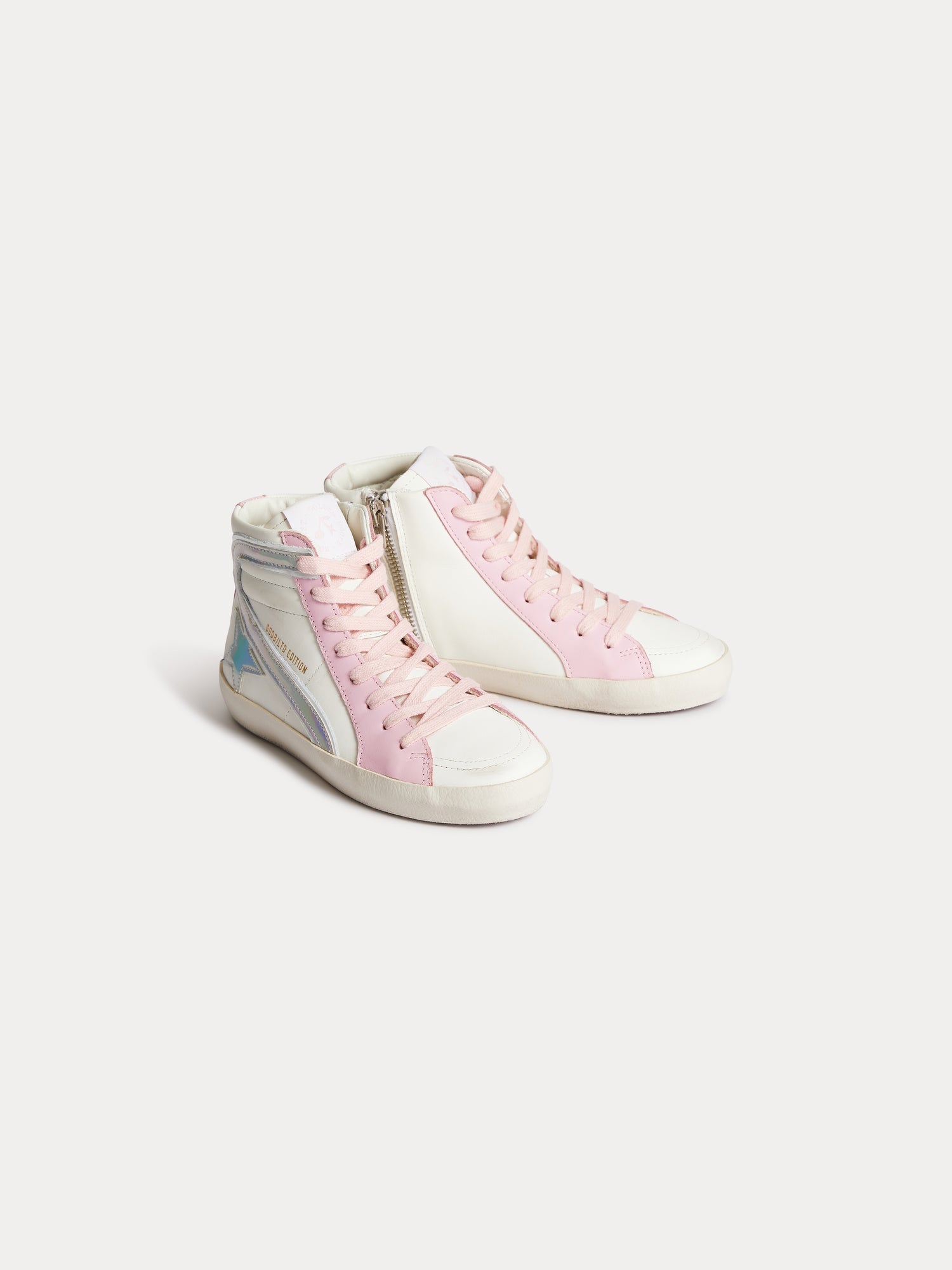 Girls White Baskets Shoes(Bonpoint x Golden Goose)