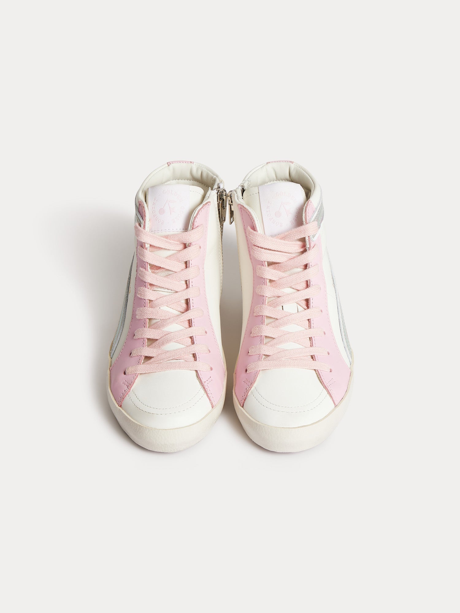 Girls White Baskets Shoes(Bonpoint x Golden Goose)