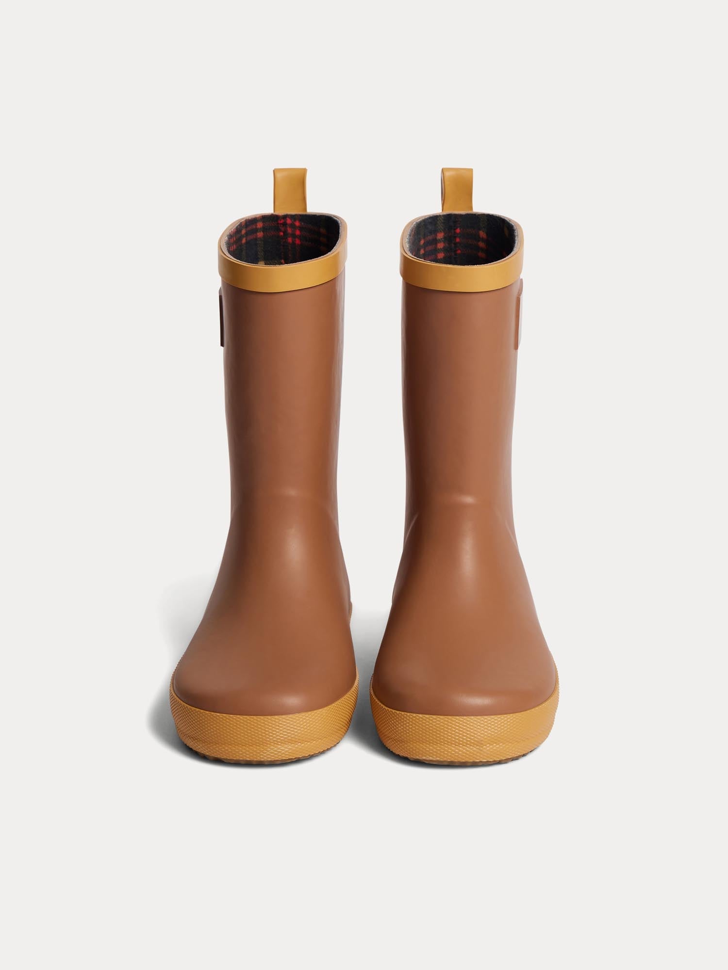 Girls Caramel Rain Boots