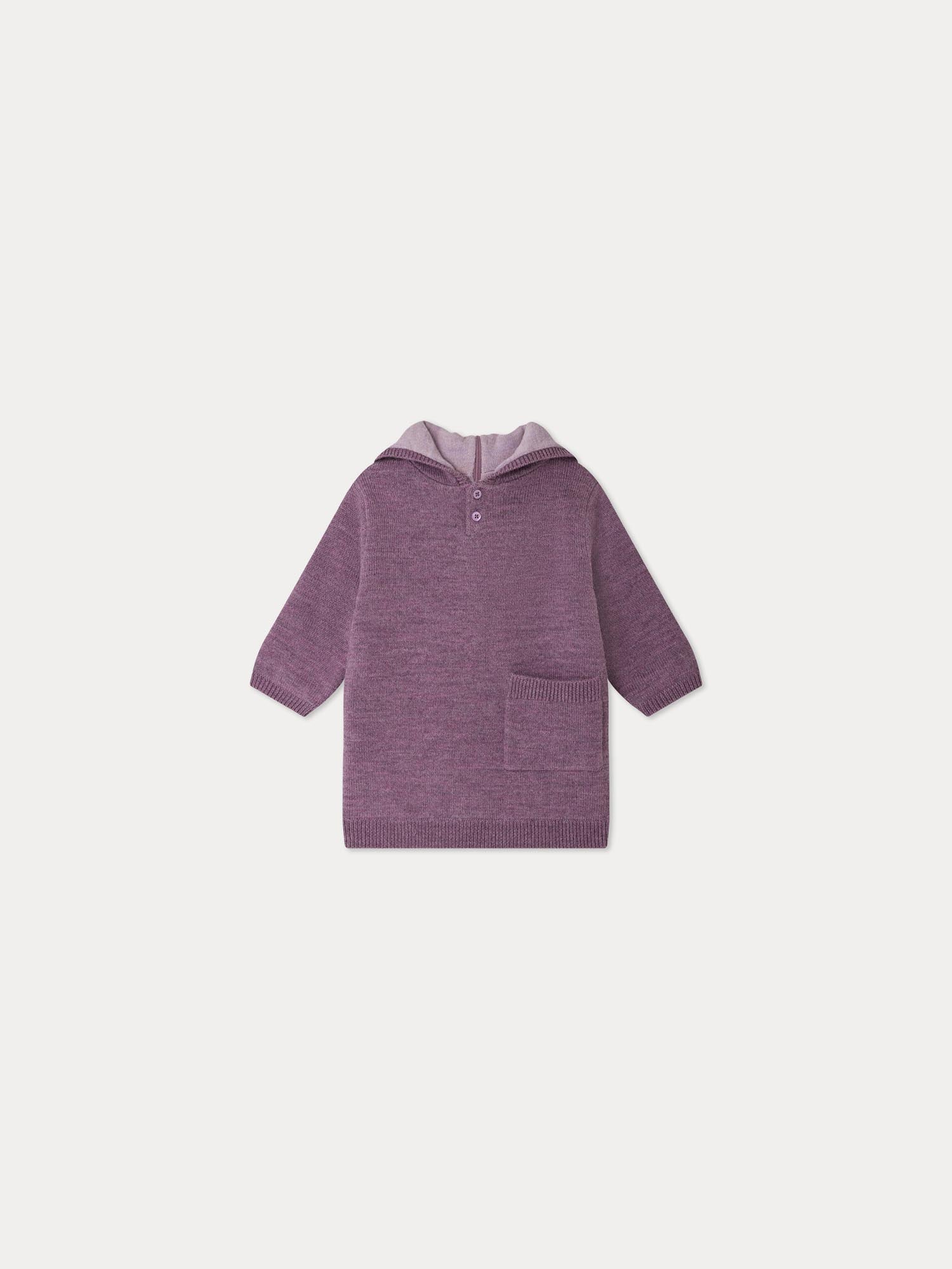 Baby Boys & Girls Purple Wool Sweater