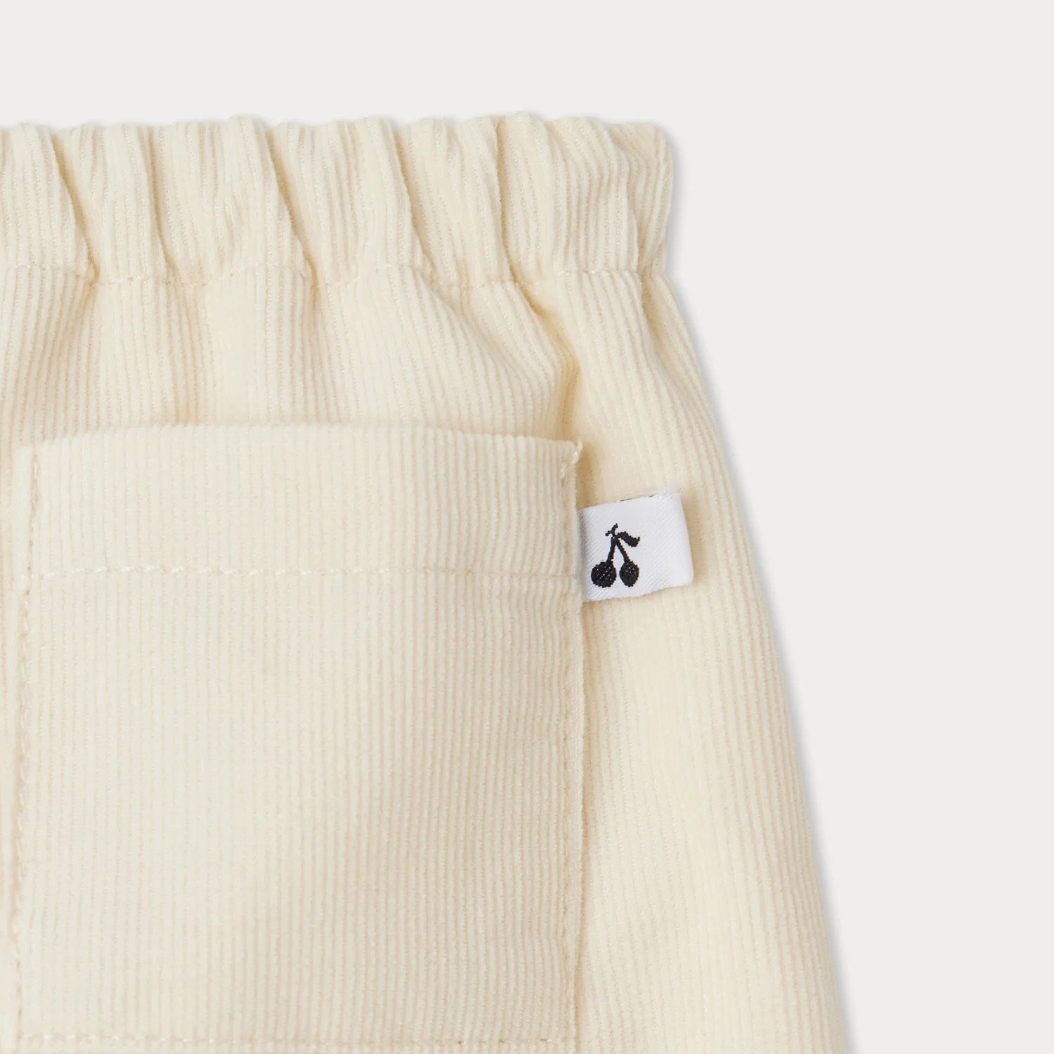 Baby Girls Ivory Corduroy Trousers