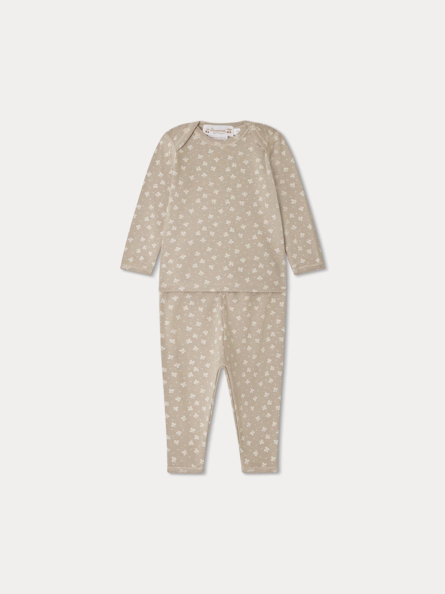 Baby Boys & Girls Taupe Cotton Set