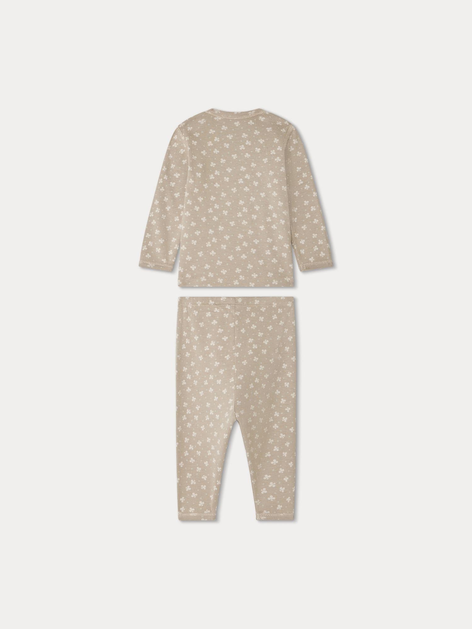 Baby Boys & Girls Taupe Cotton Set