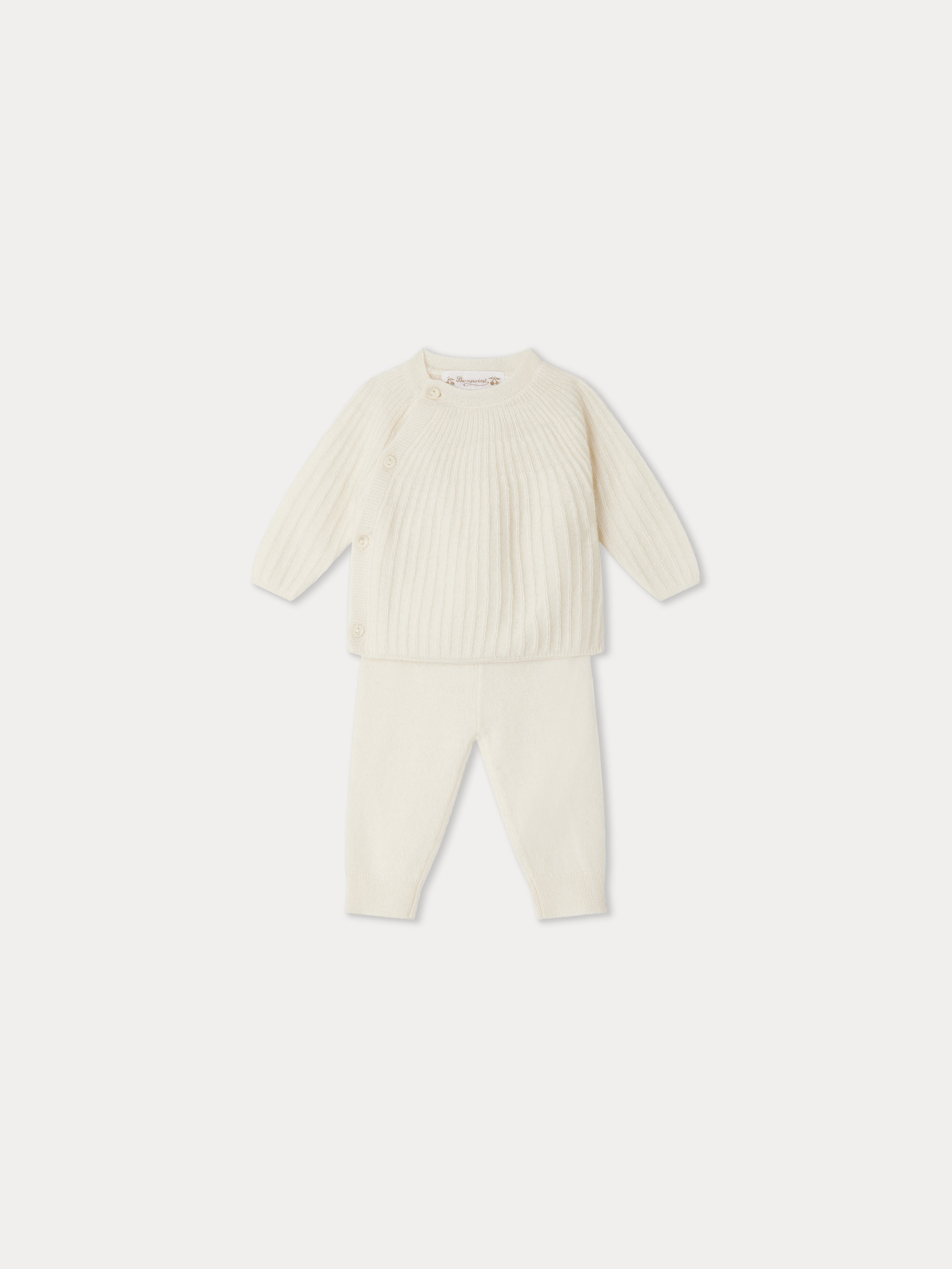 Baby Boys & Girls White Cashmere Set