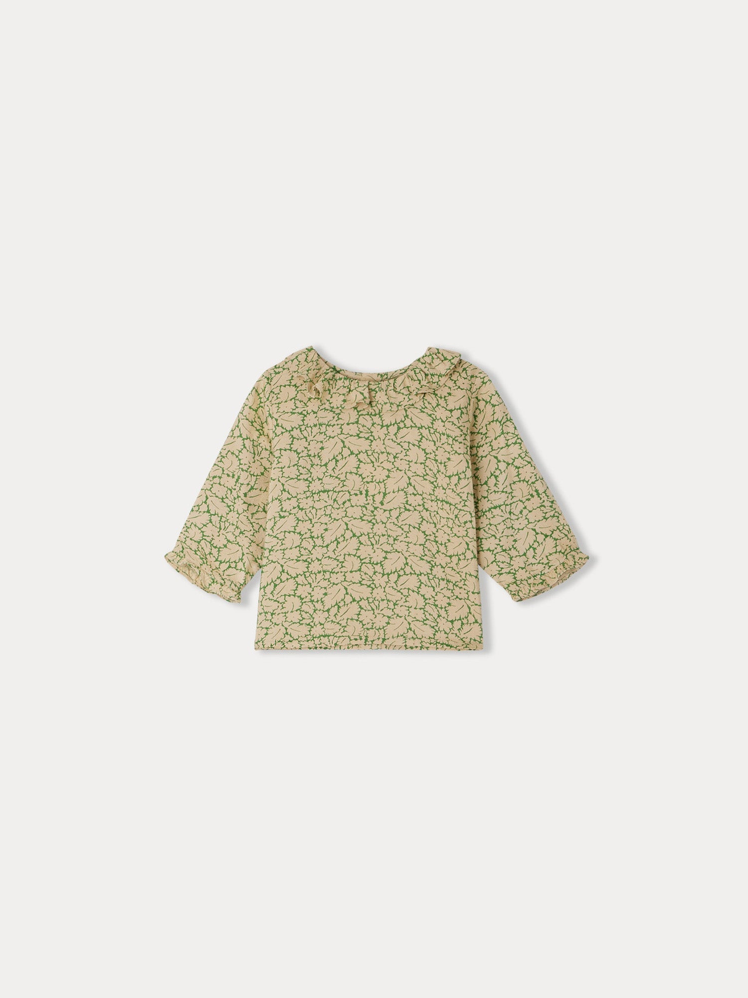 Baby Girls Beige Floral Top