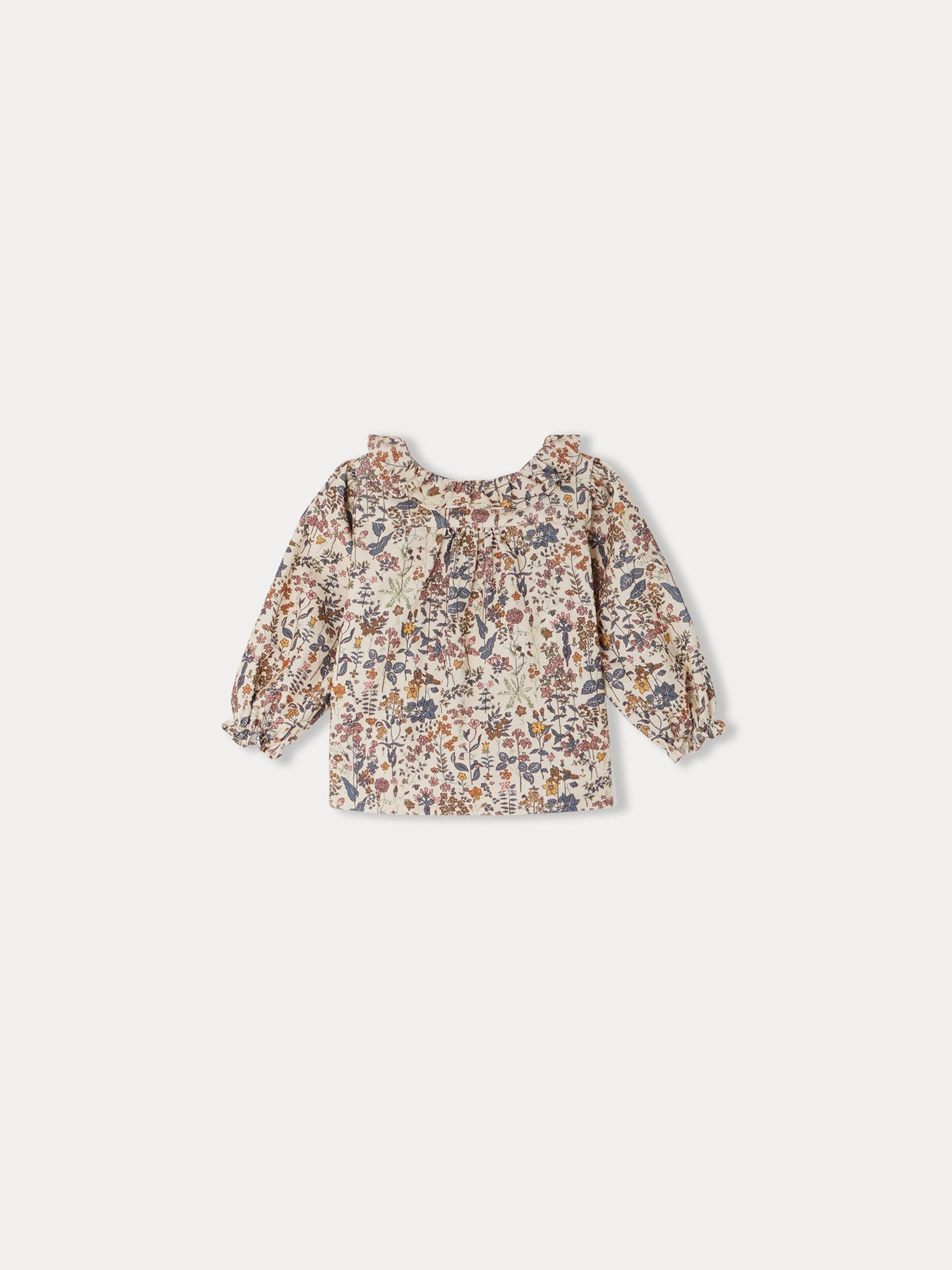 Baby Girls Multicolor Floral Corduroy Top