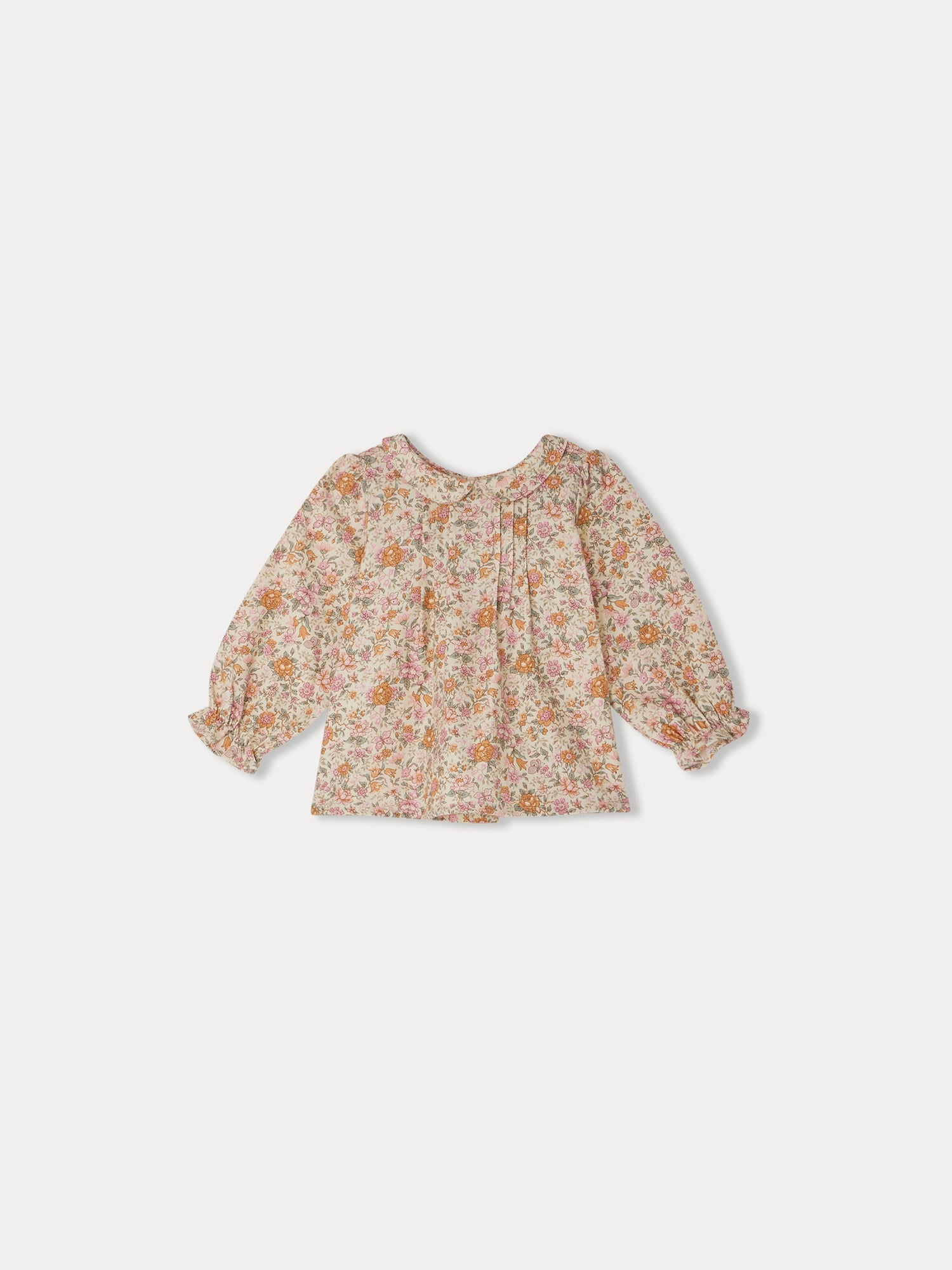 Baby Girls Pink Floral Cotton Top