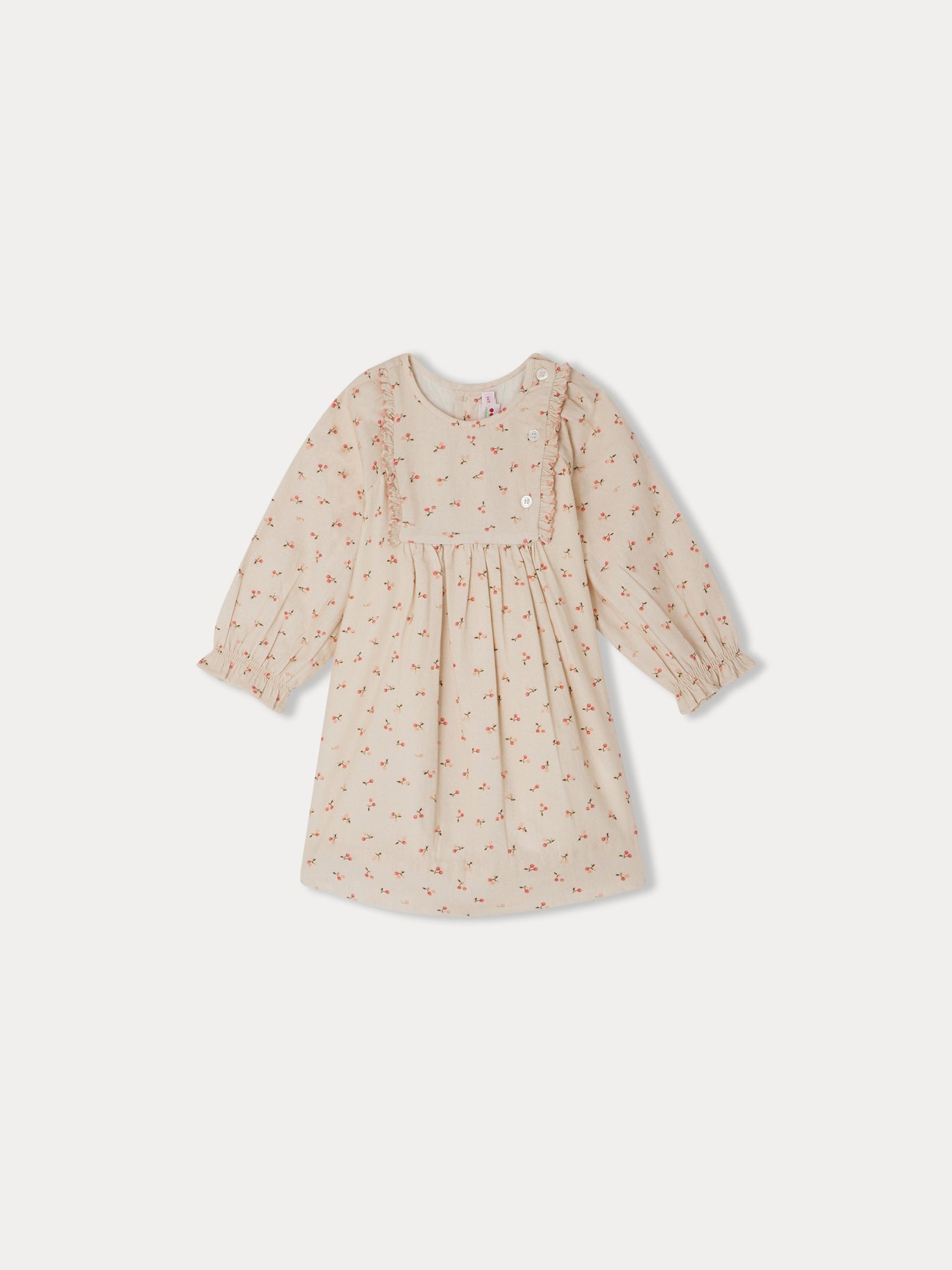 Baby Girls Rose Cherry Cotton Dress