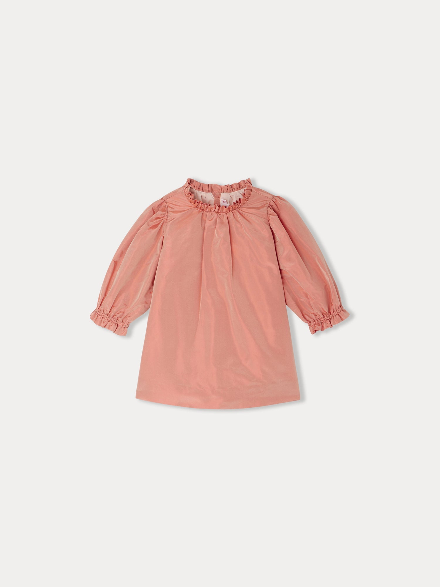 Baby Girls Pink Silk Dress