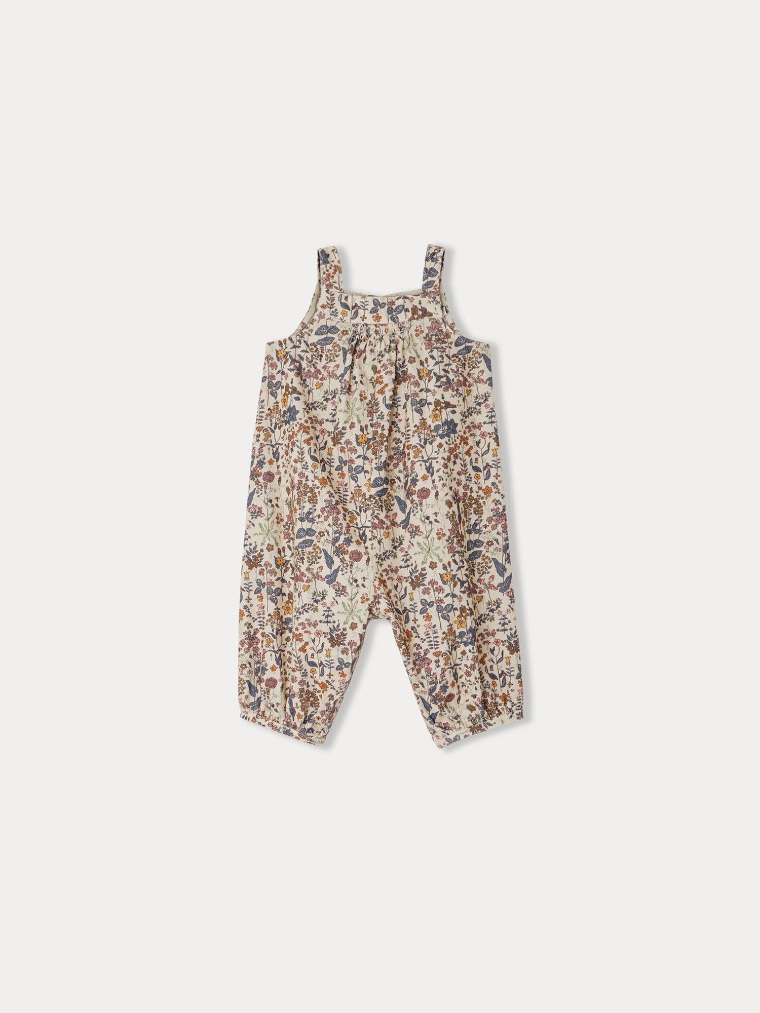 Baby Girls Multicolor Floral Corduroy Trousers