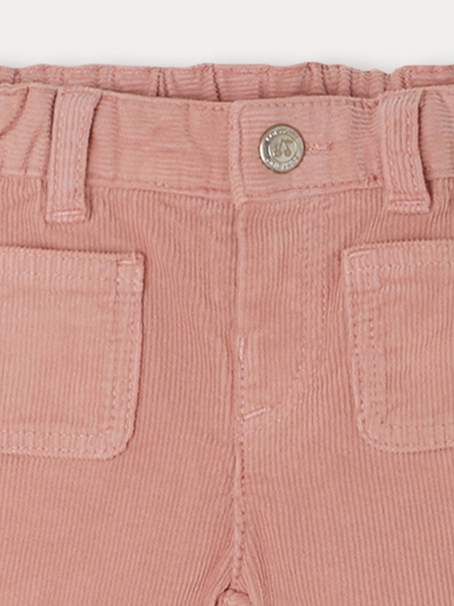 Baby Girls Pink Corduroy Trousers