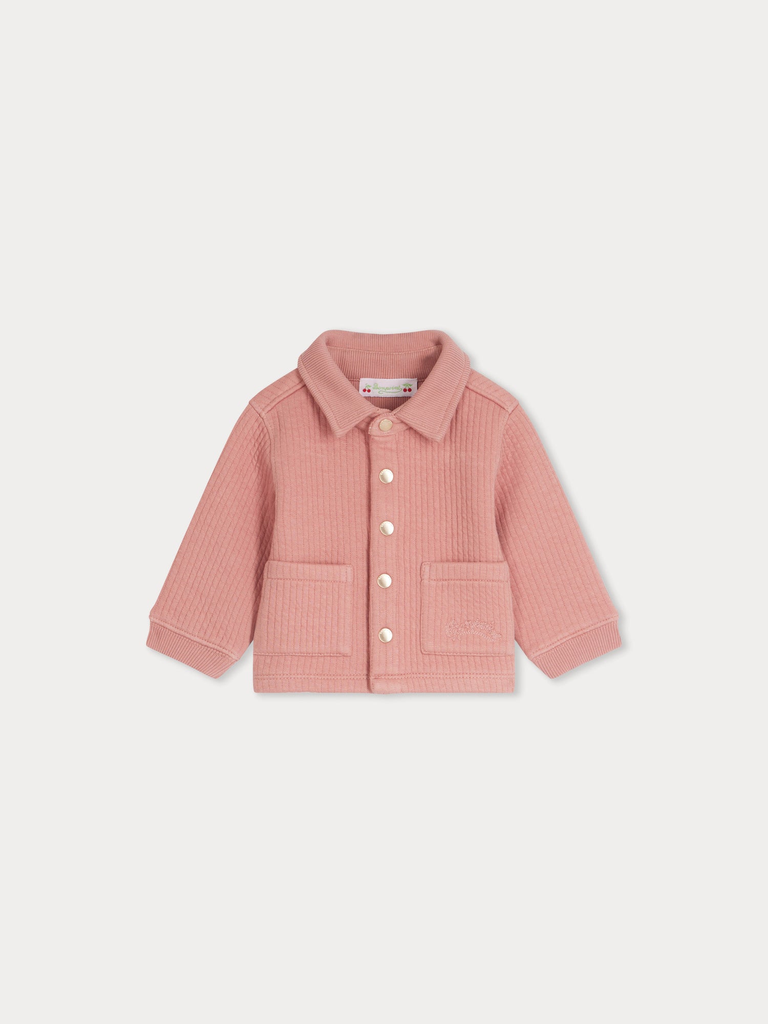 Baby Girls Pink Cotton Jacket