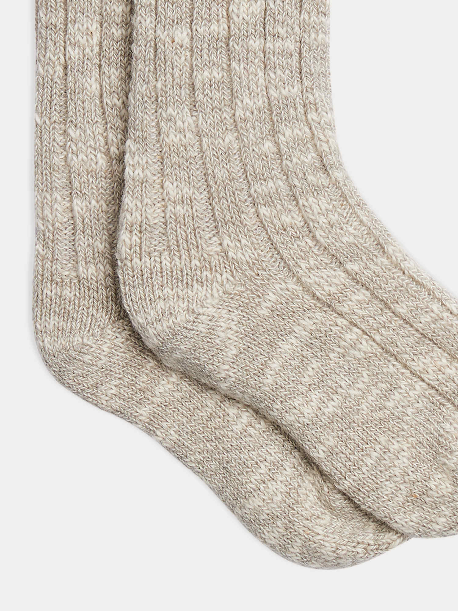 Baby Boys & Girls Beige Cotton Socks