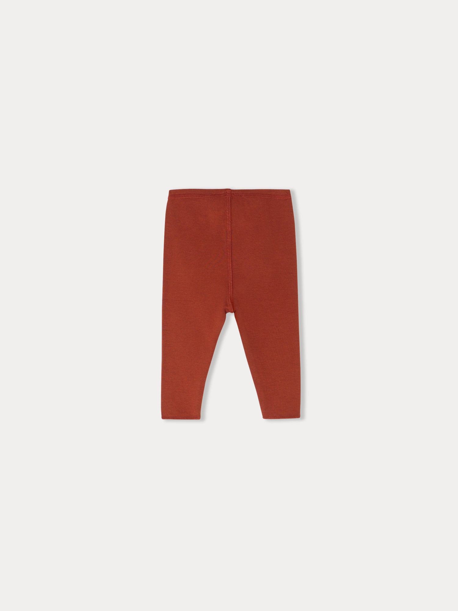 Baby Girls Wine Red Cotton Leggings