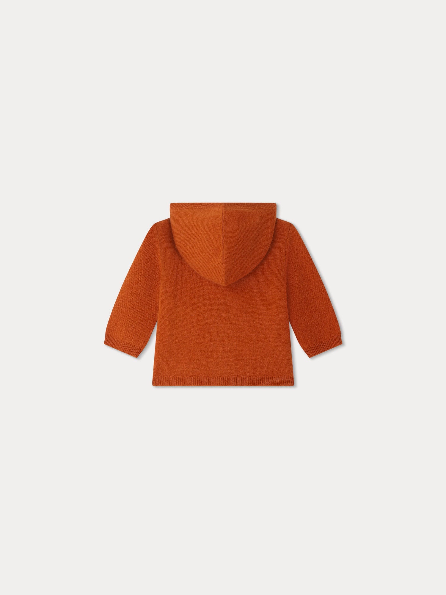 Baby Boys Orange Cashmere Cardigan