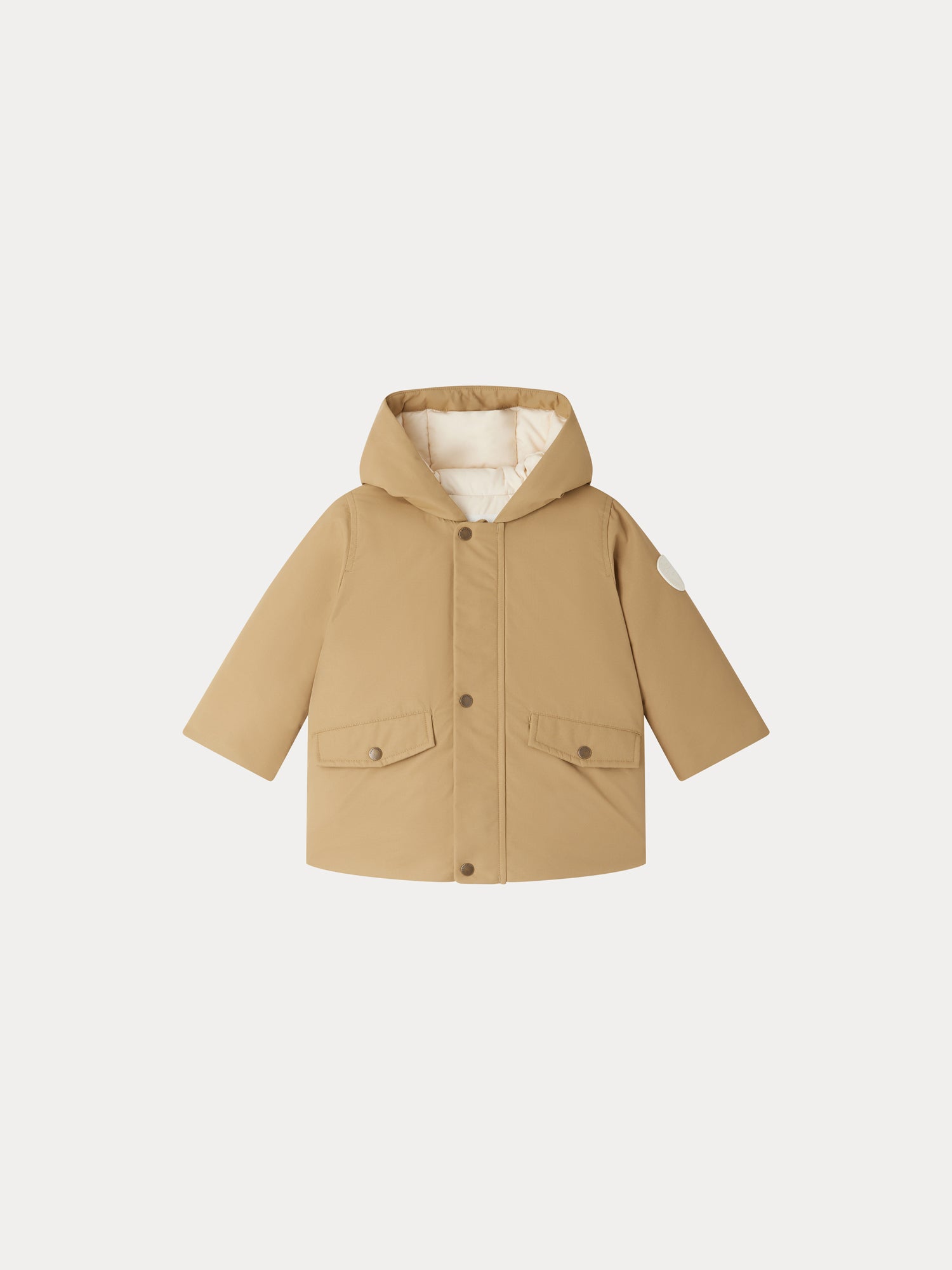 Baby Boys & Girls Camel Padded Down Coat