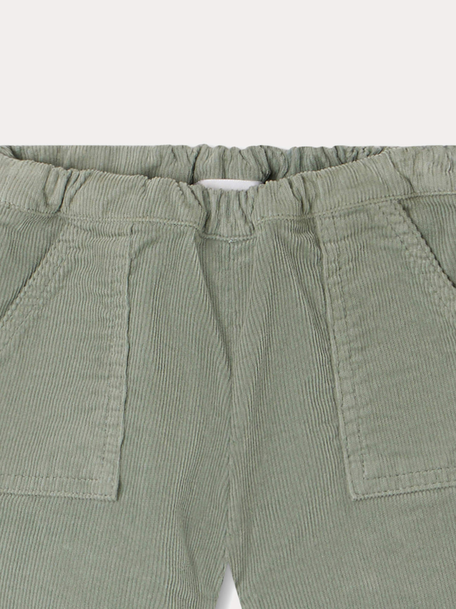 Baby Boys & Girls Green Corduroy Trousers