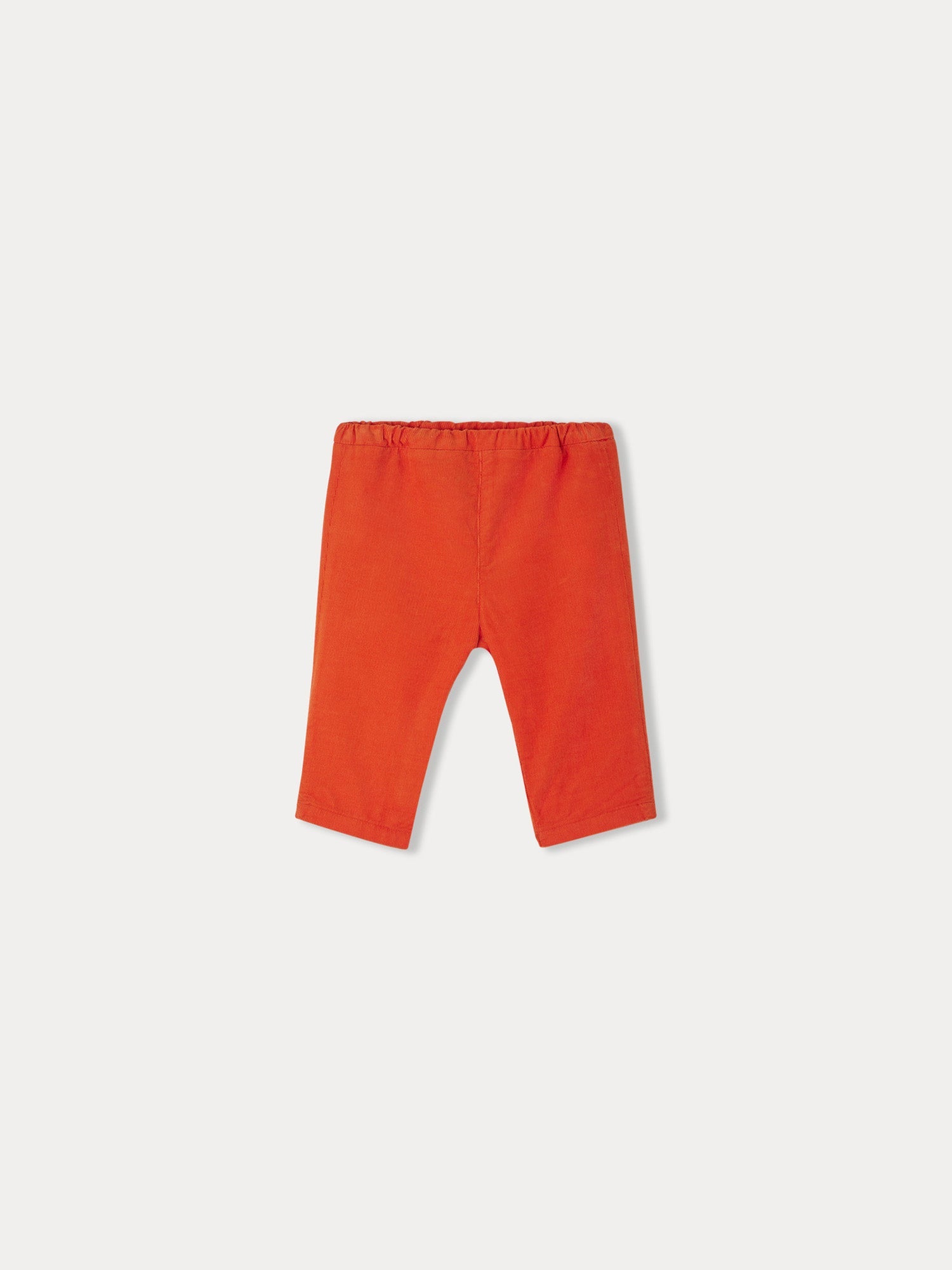 Baby Boys & Girls Orange Corduroy Trousers