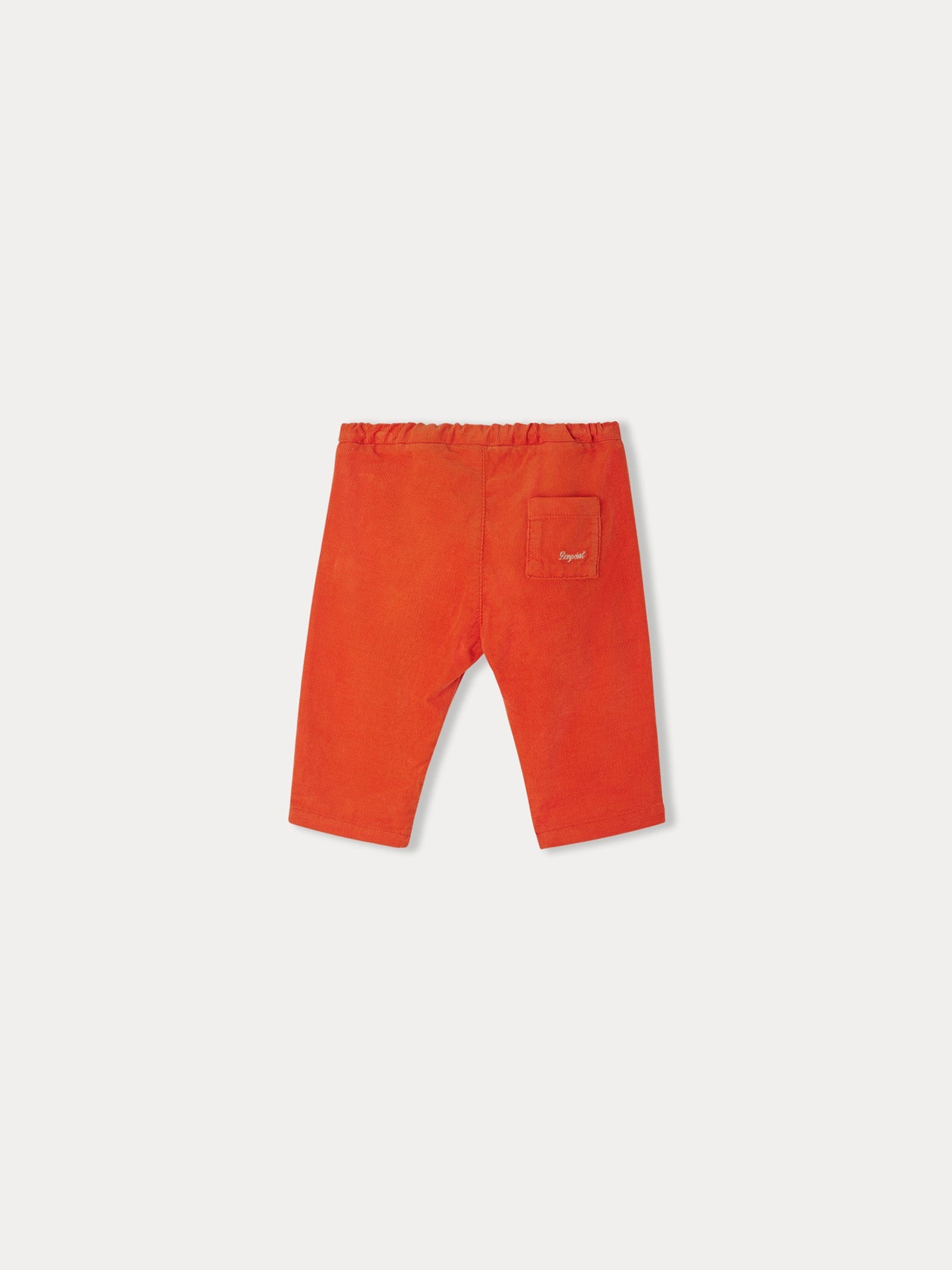 Baby Boys & Girls Orange Corduroy Trousers