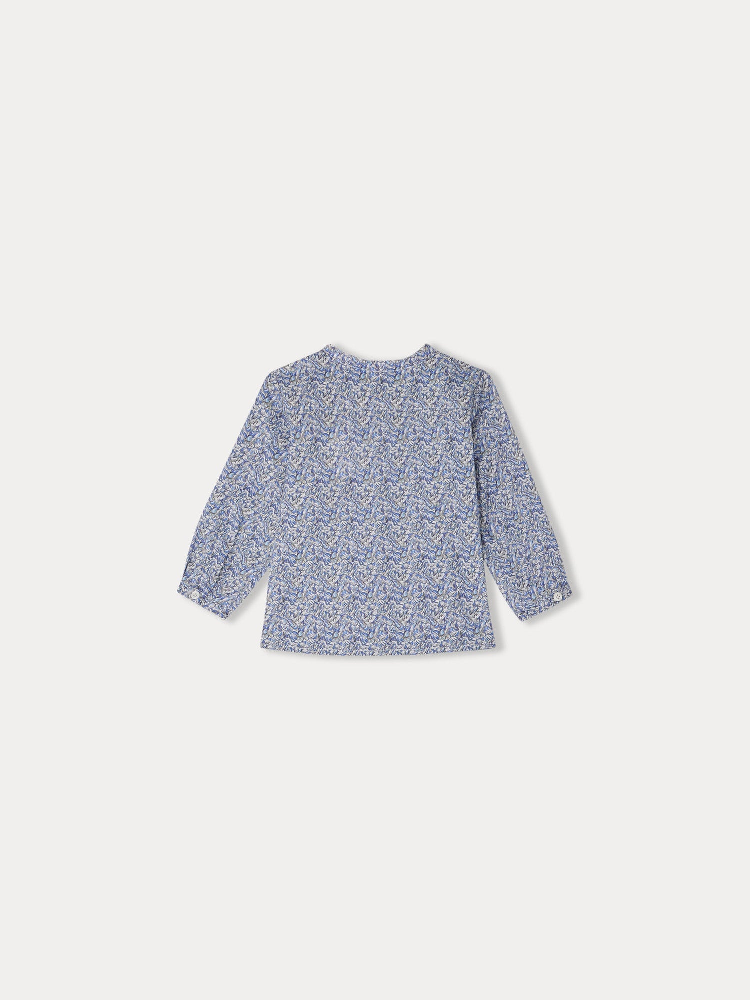 Baby Boys Blue Cotton Shirt