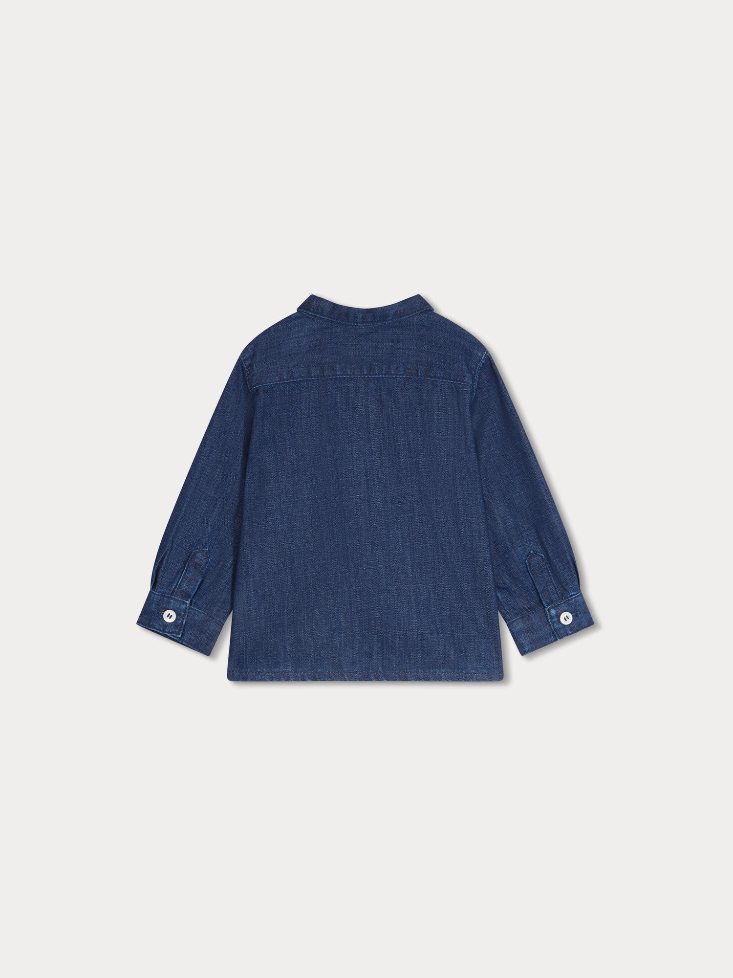 Baby Boys Dark Blue Denim Shirt