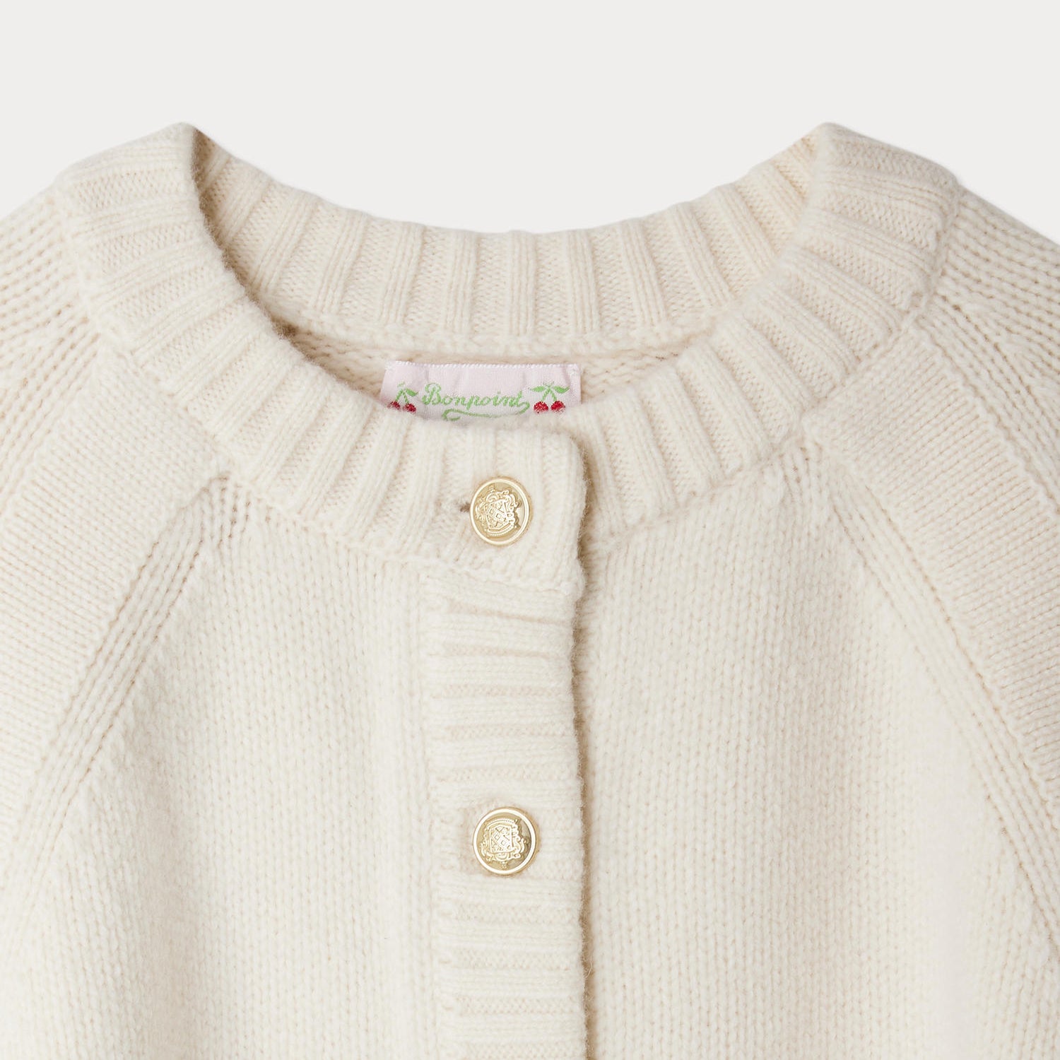 Girls White Wool Cape