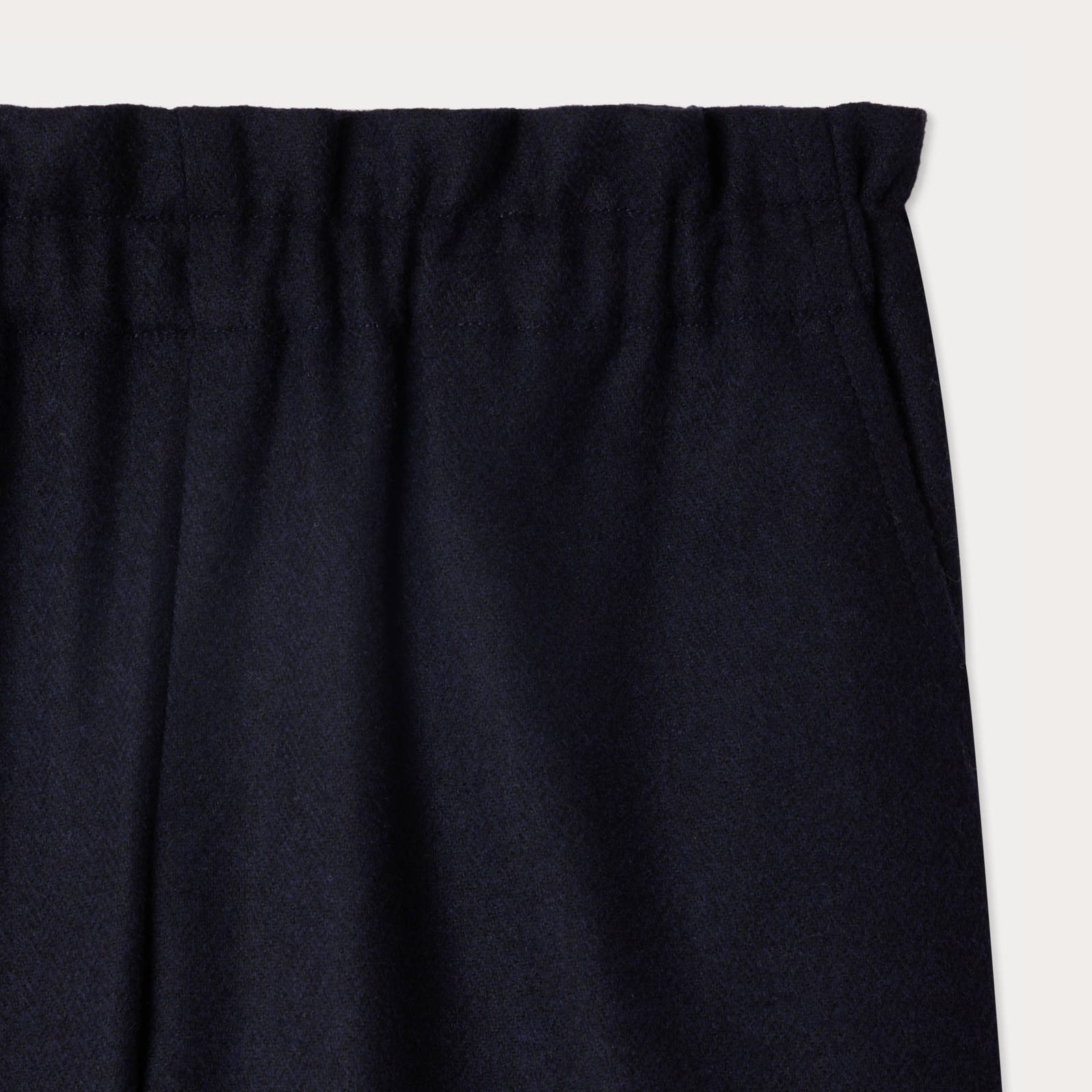 Girls Dark Blue Wool Trousers
