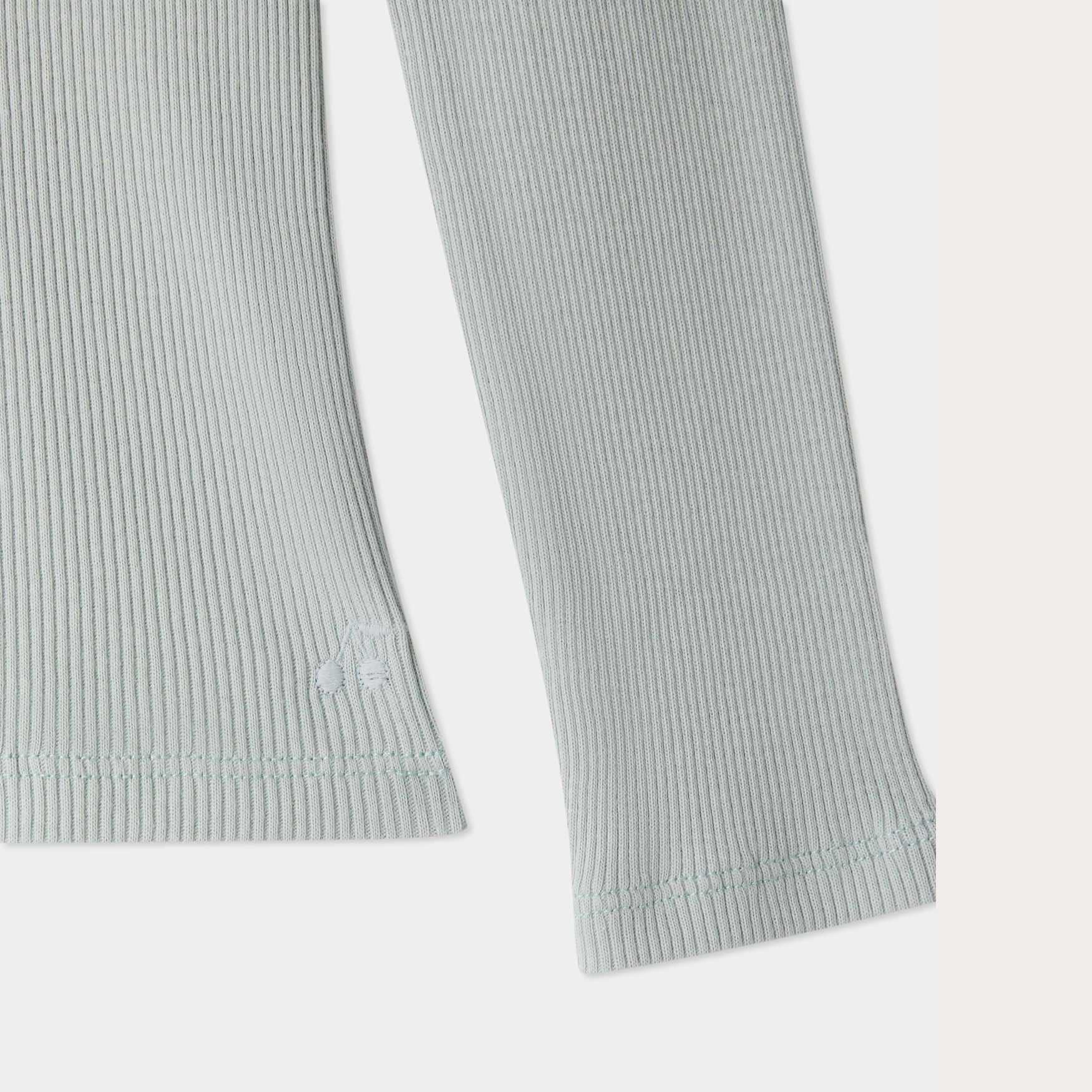 Girls Pale Blue Cotton Top