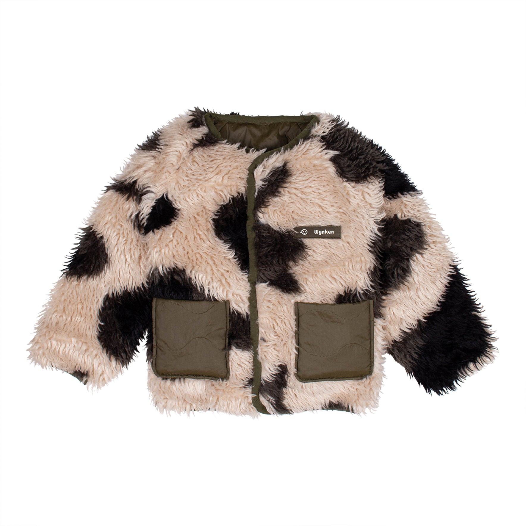 Boys & Girls Khaki Reversible Padded Jacket