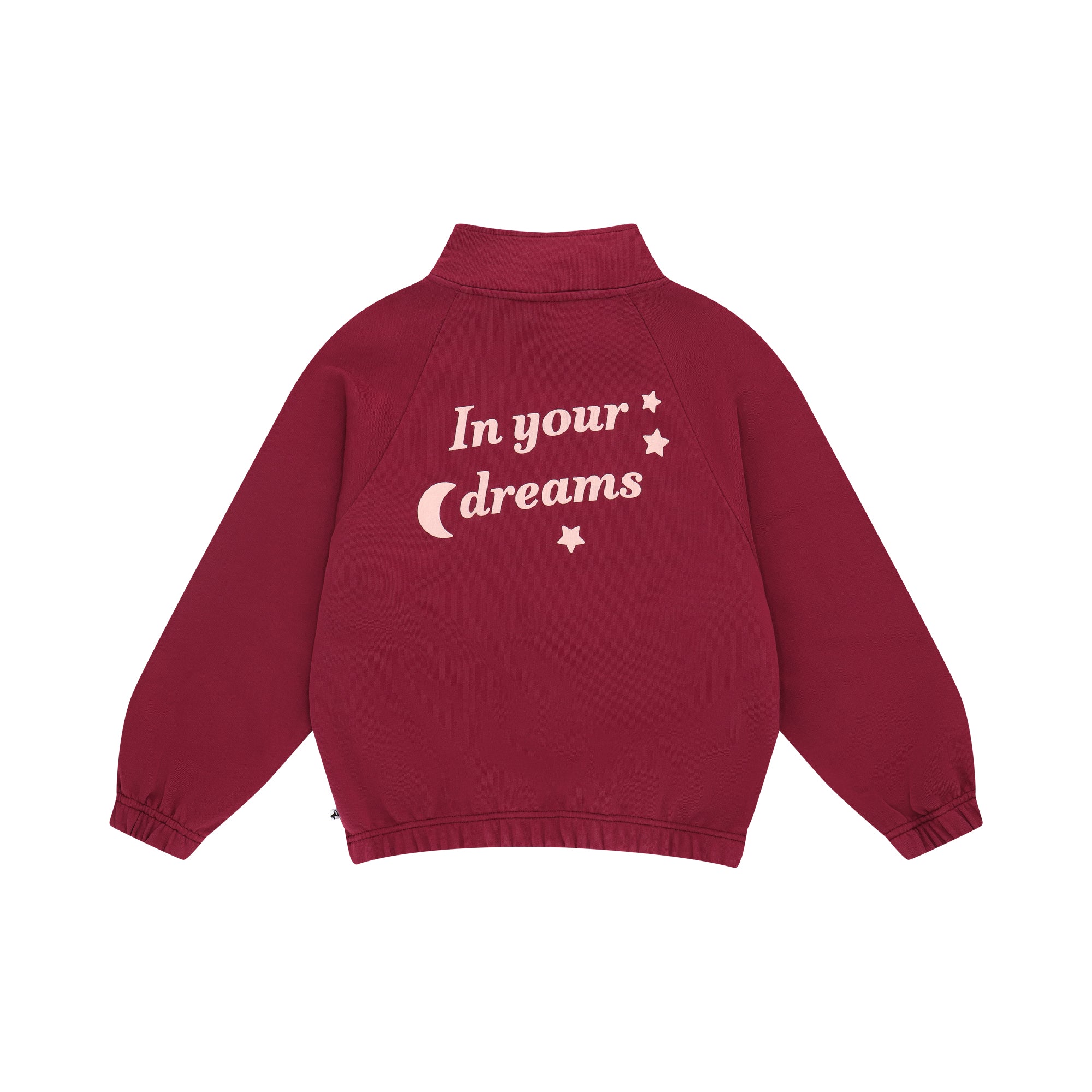 Boys & Girls Wine Red Cotton Sweatshirt