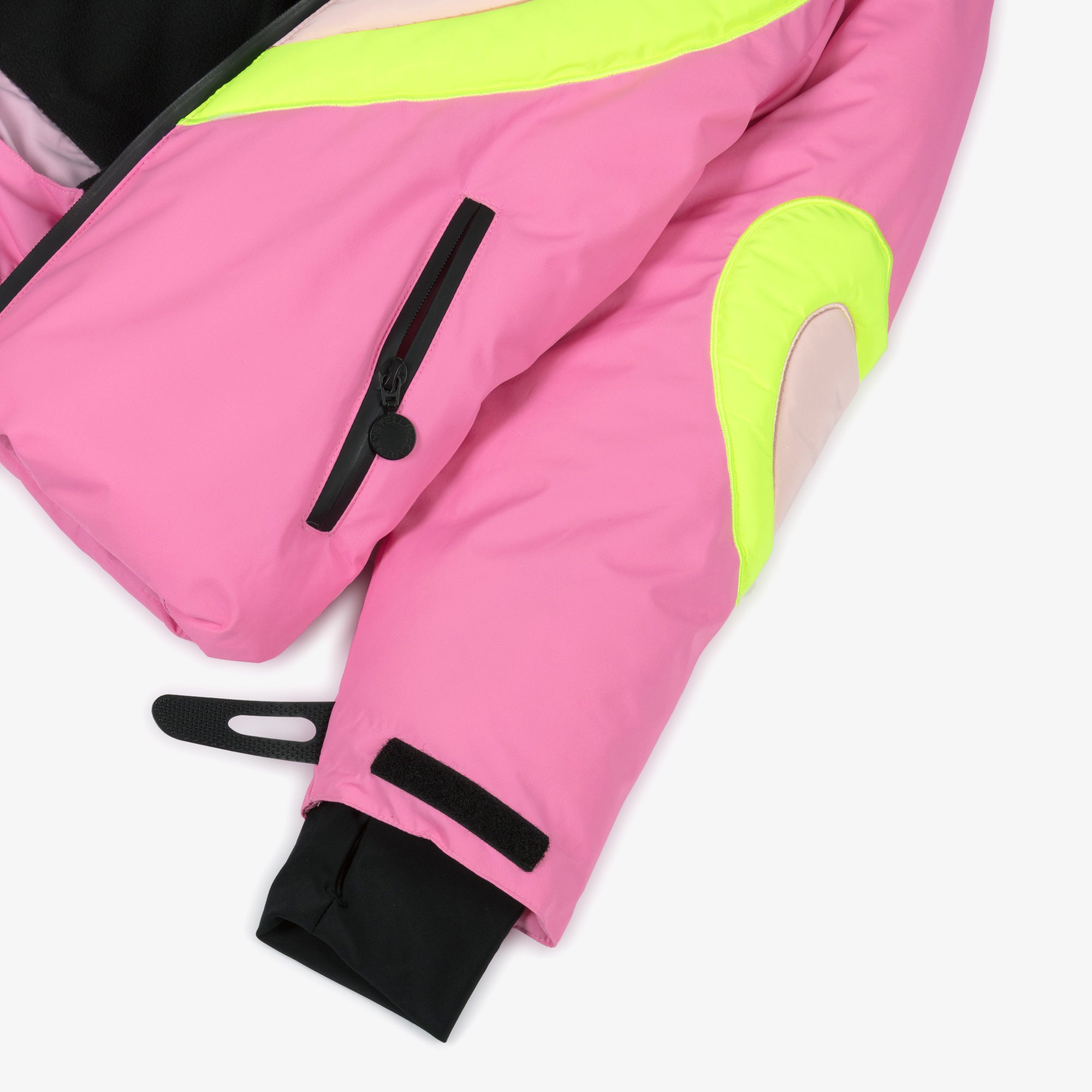 Girls Pink Heart Ski Set