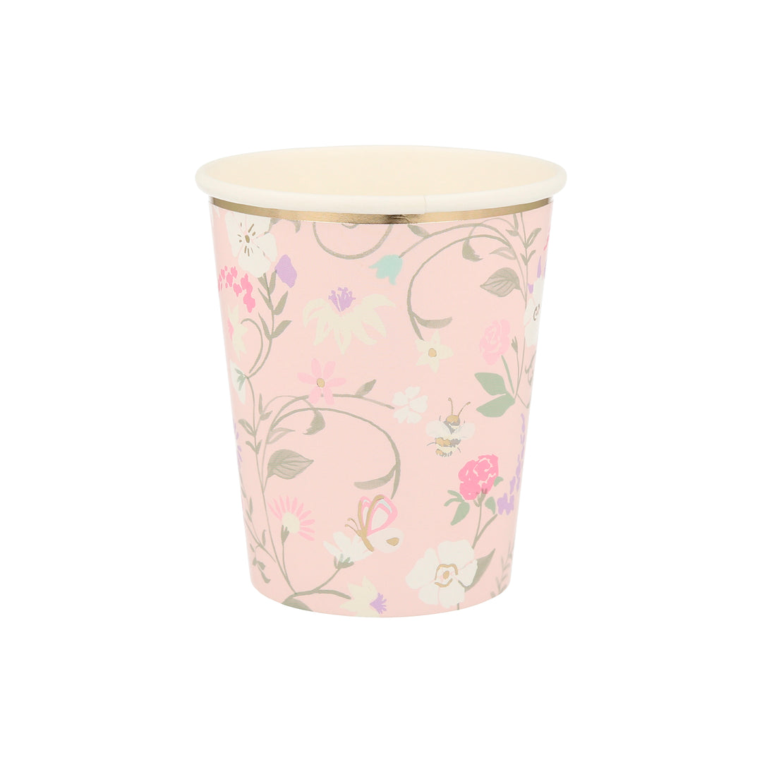 Laduree Paris Floral Cups (8 Pack)