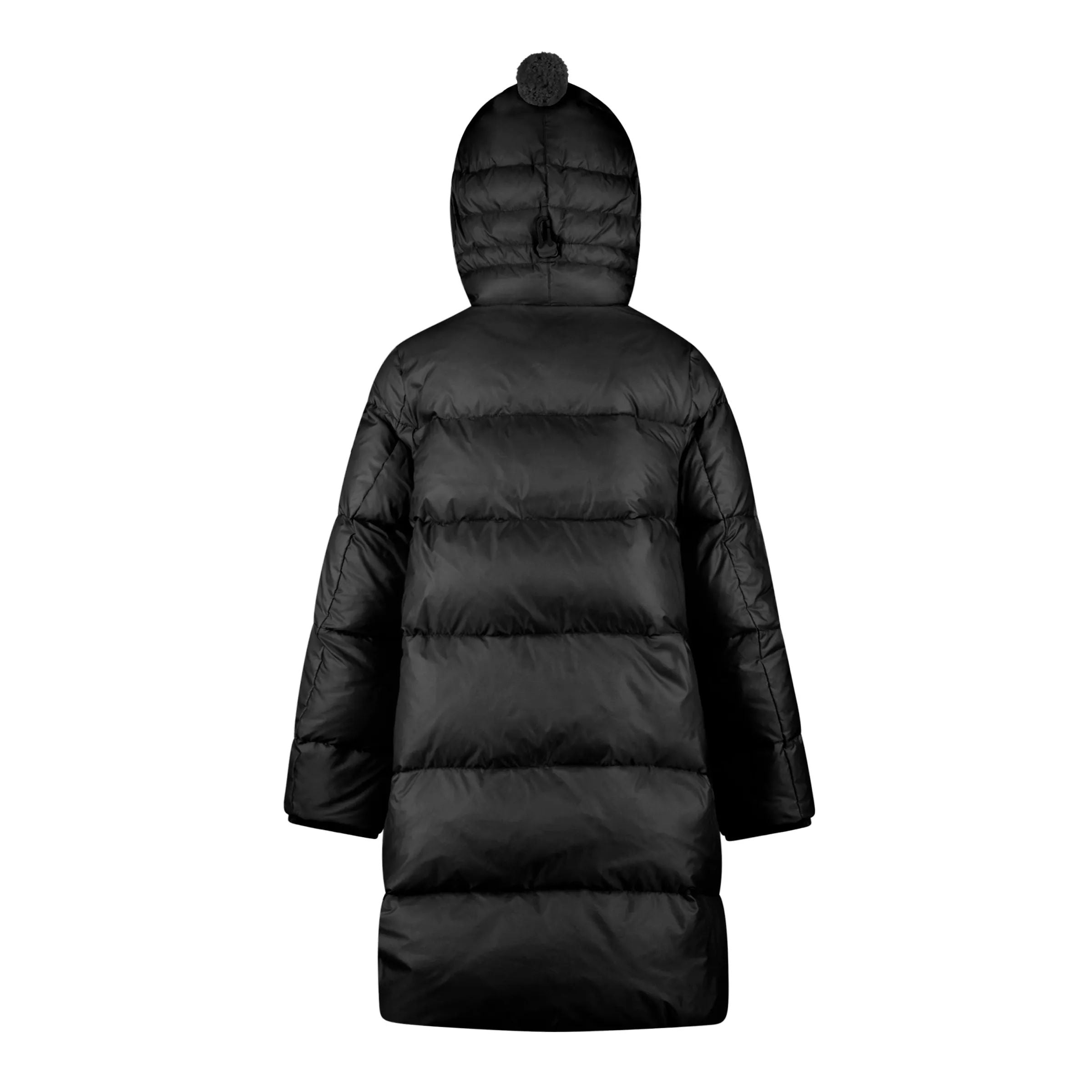 Girls Black Padded Down Coat