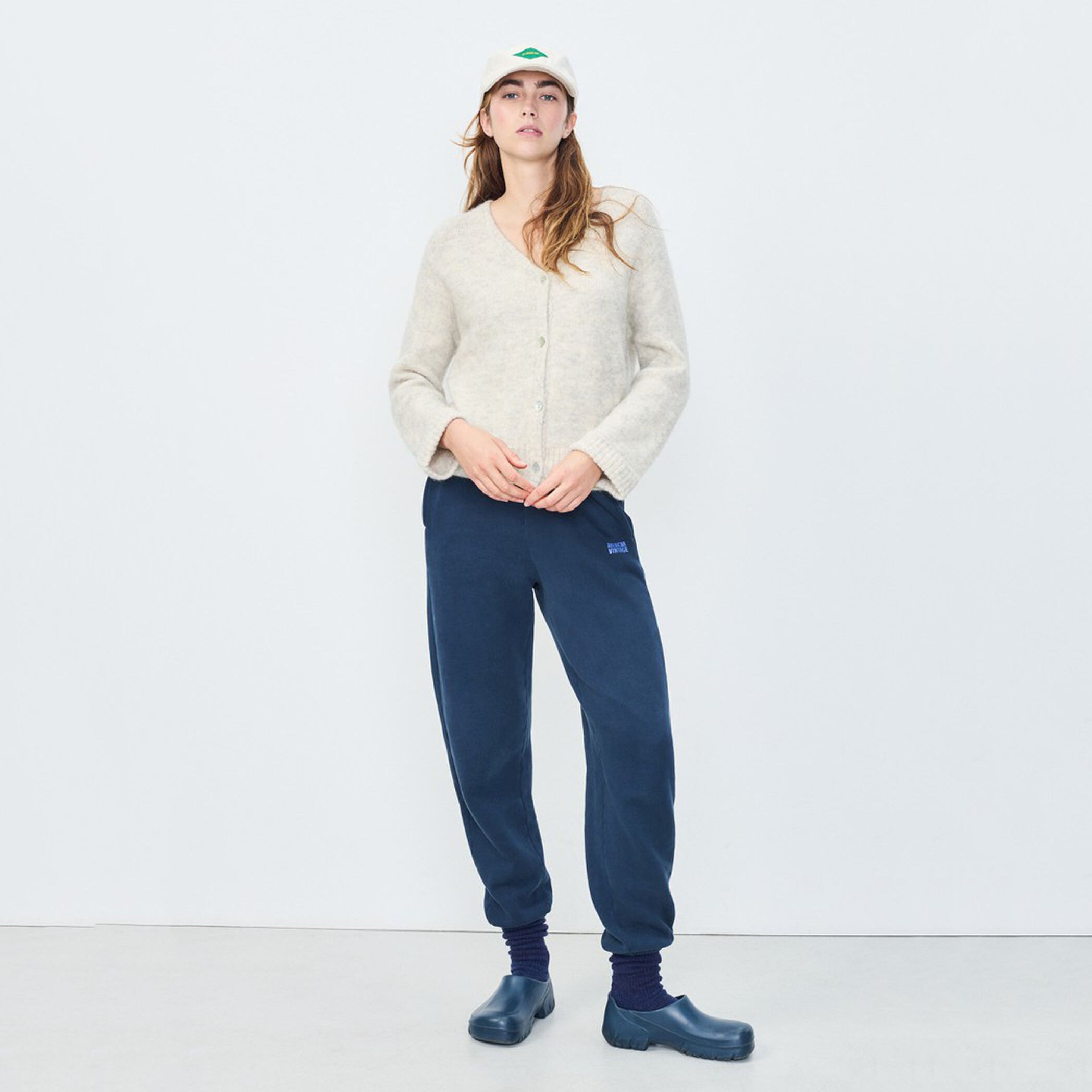 Adult White Cotton Cap