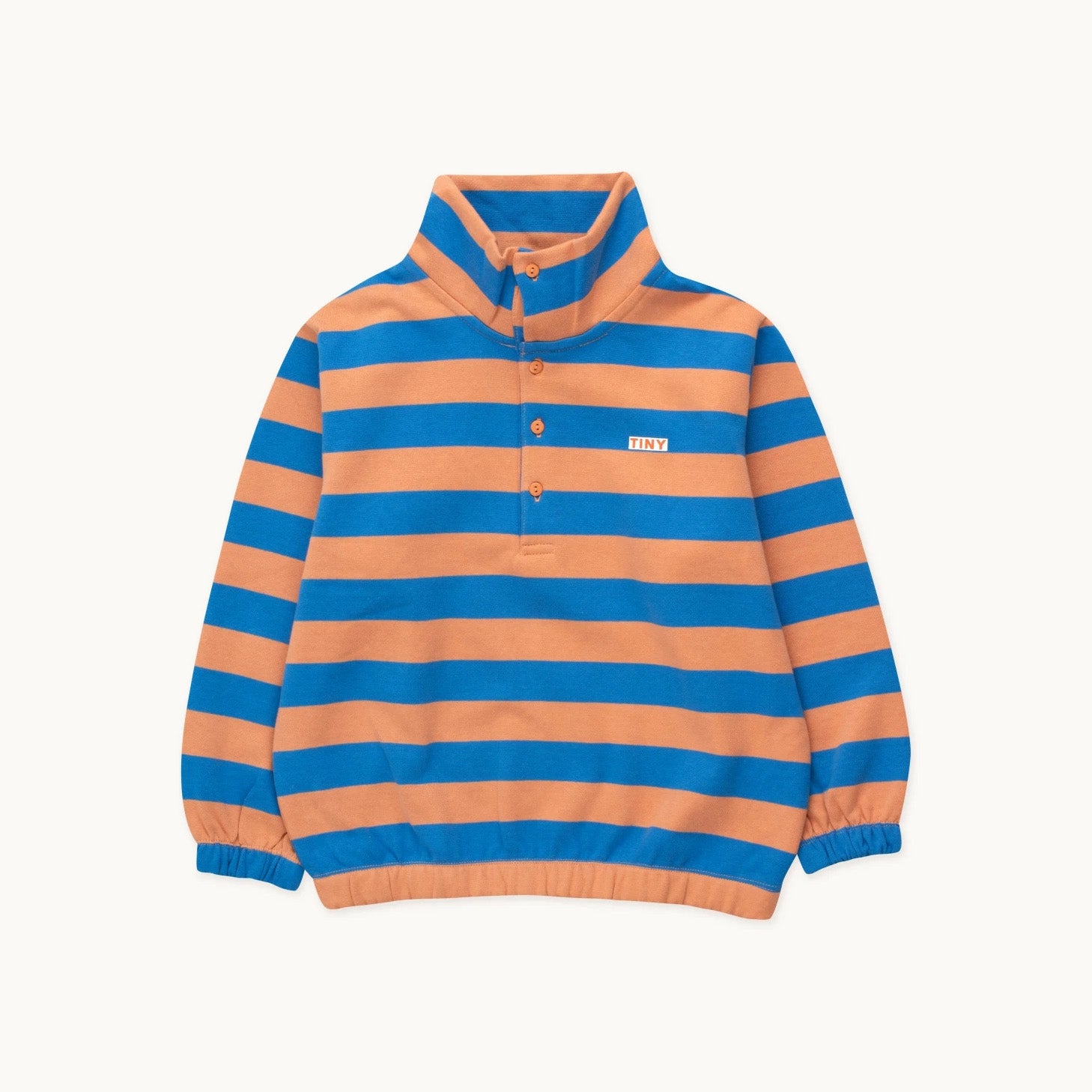 Boys & Girls Blue Stripes Cotton Sweatshirt