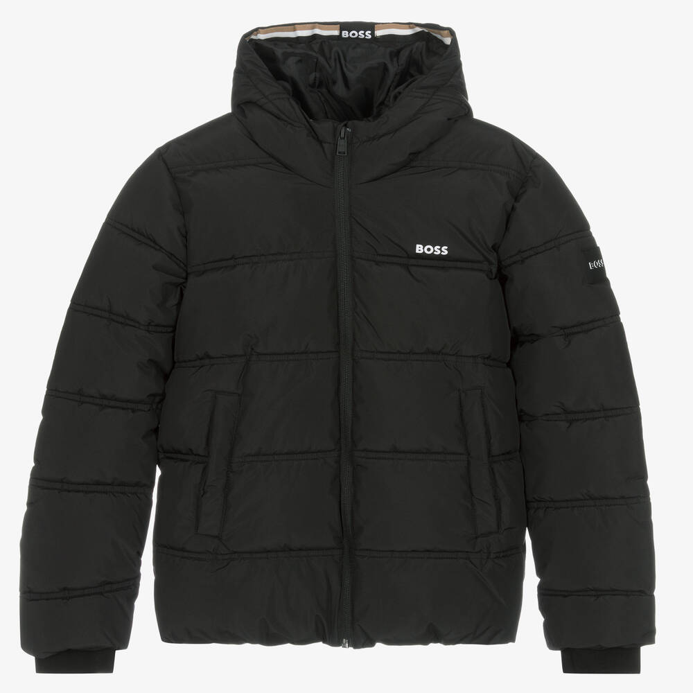 Boys Black Padded Jacket