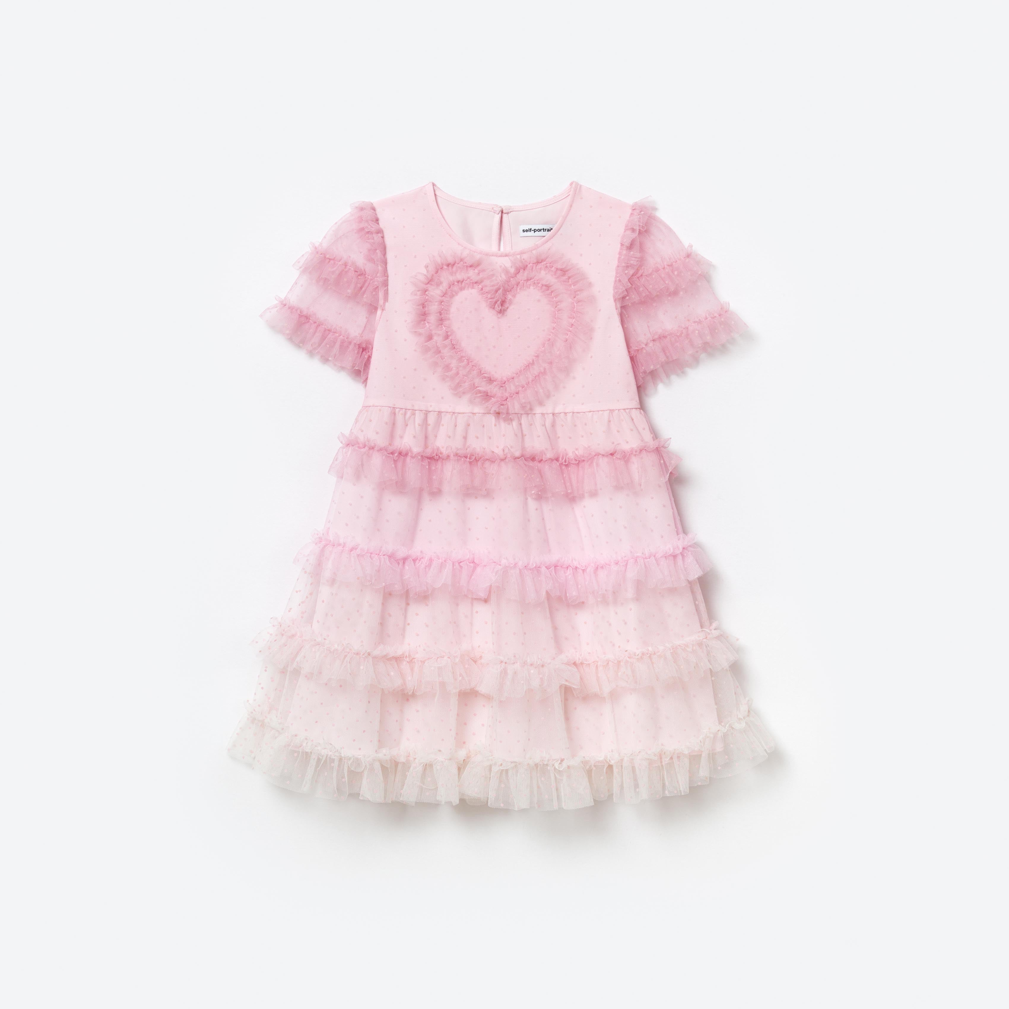 Girls Pink Tulle Dress