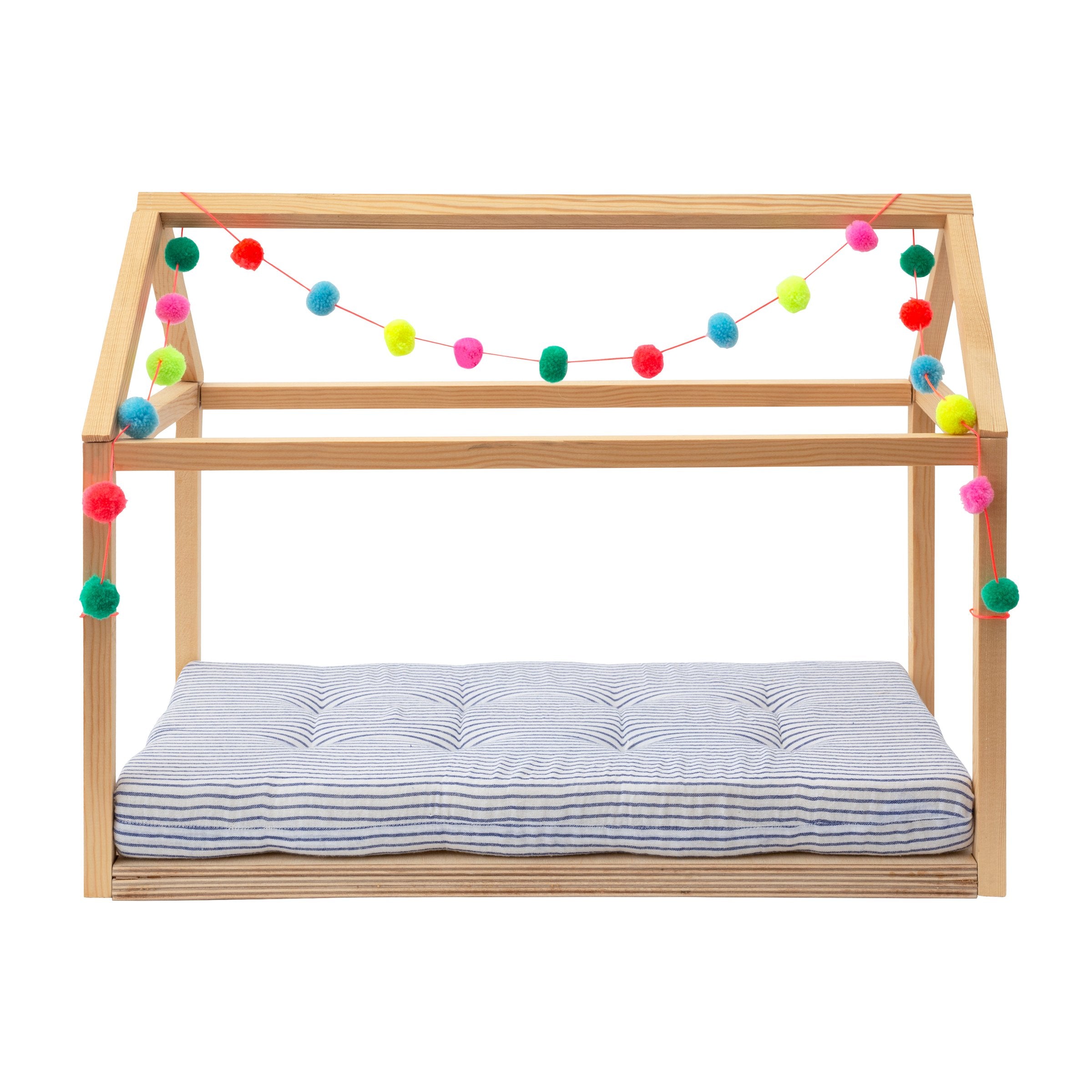 Doll Accessories - Wooden Bed