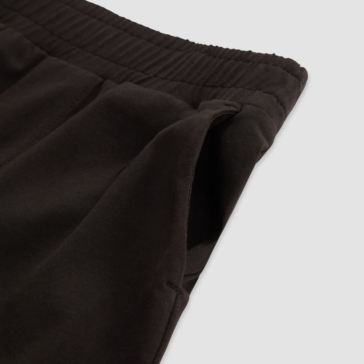Boys Black Cotton Shorts