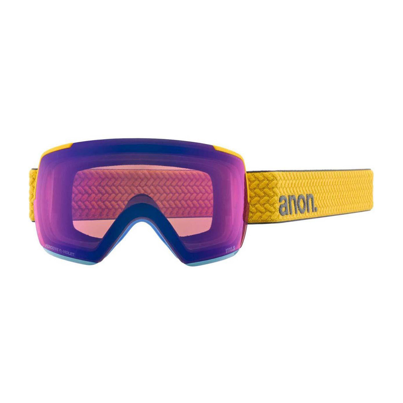 Adult Gold Ski Goggle & Face Mask Set(Anon M5S半球面镜）