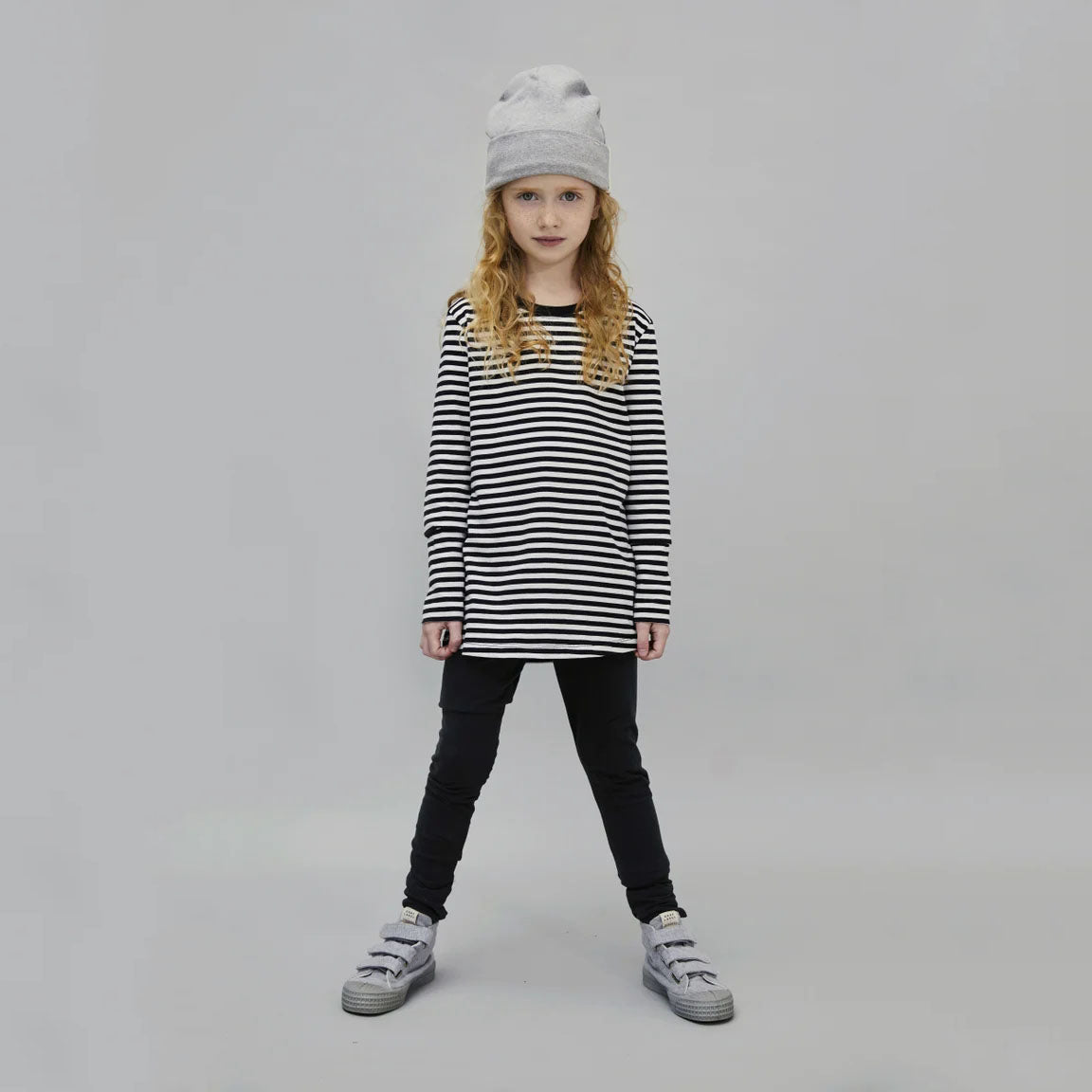 Boys & Girls Grey Cotton Hat