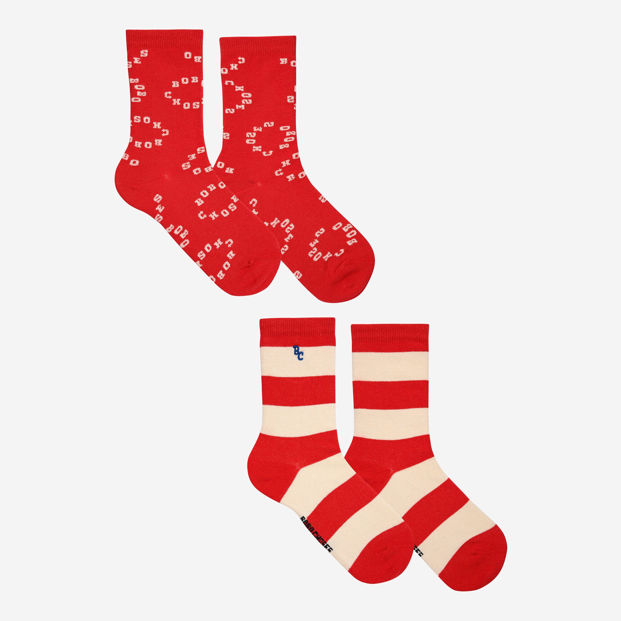 Boys & Girls Red Cotton Socks(2 Pack)