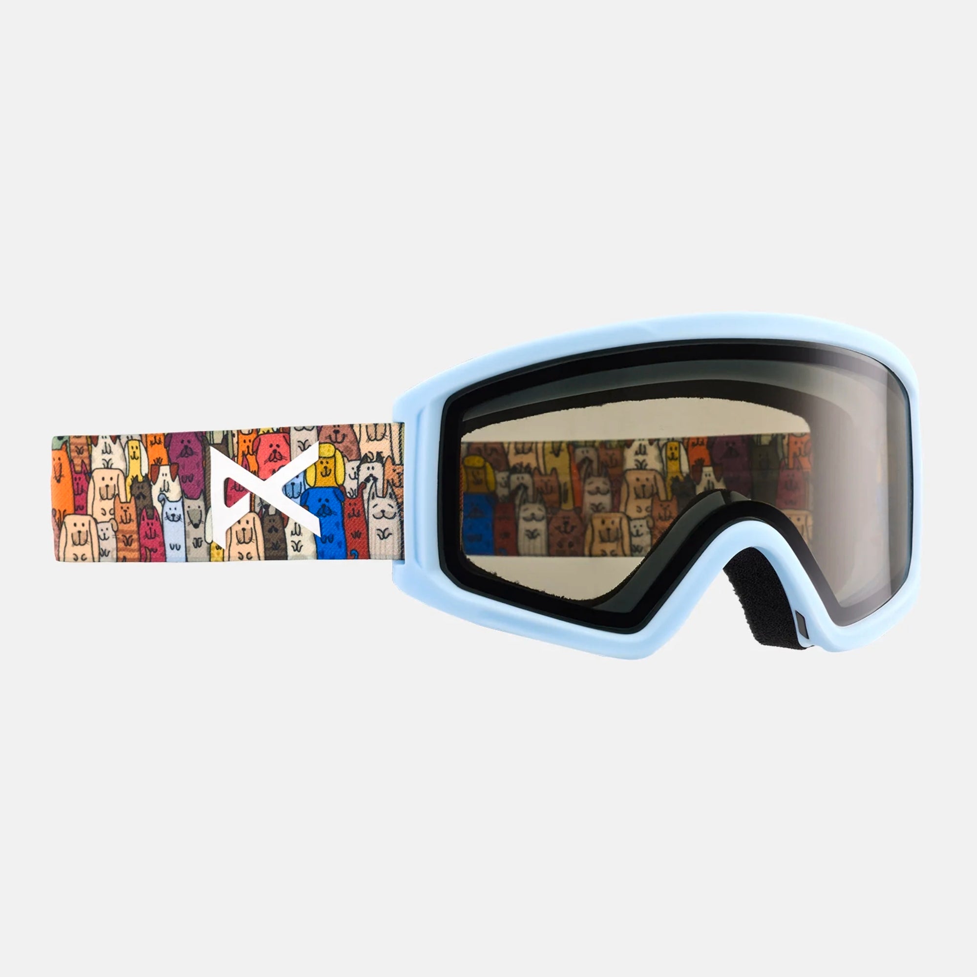 Boys & Girls Light Blue "Anon Tracker 2.0" Ski Goggles