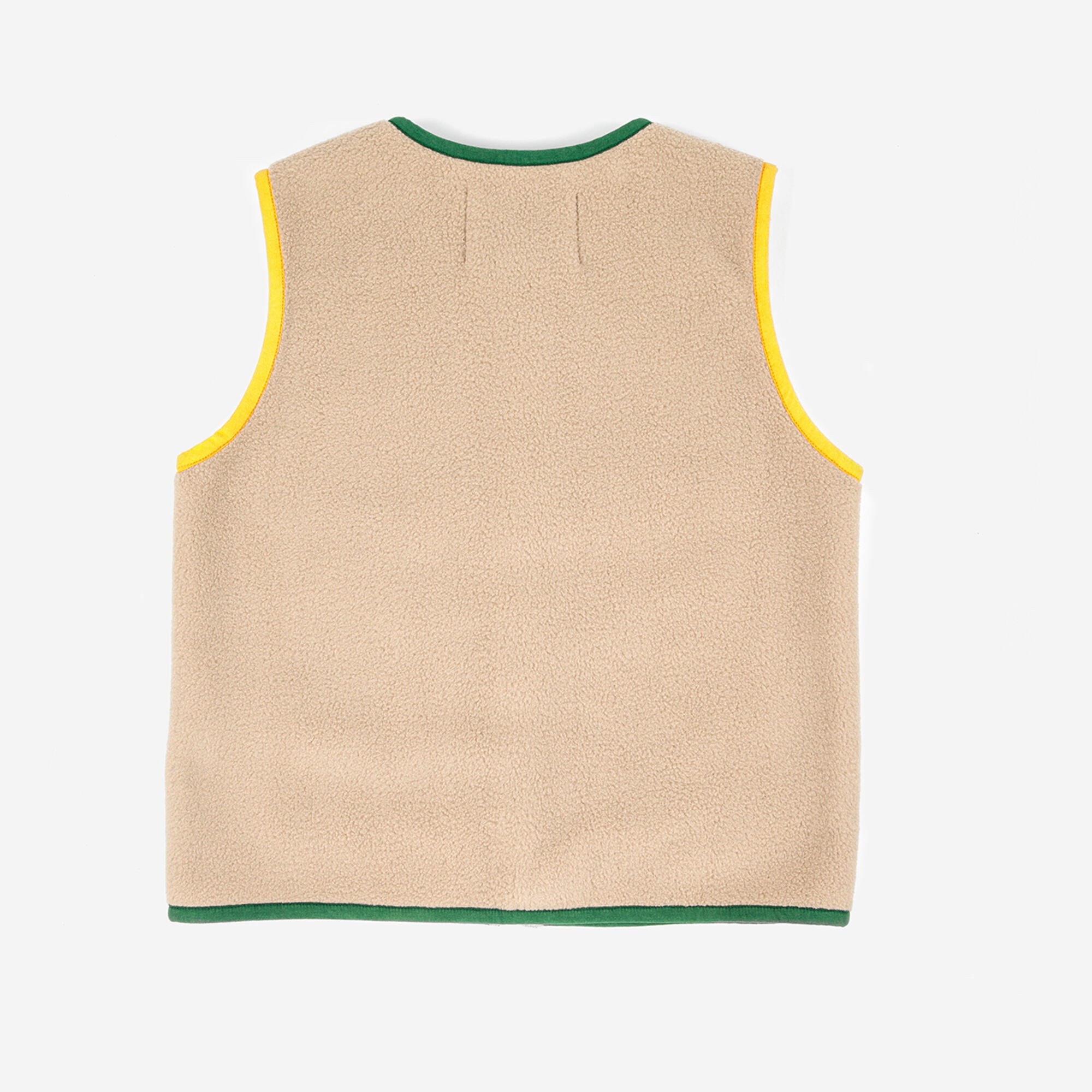 Boys & Girls Beige Fleece Gilet