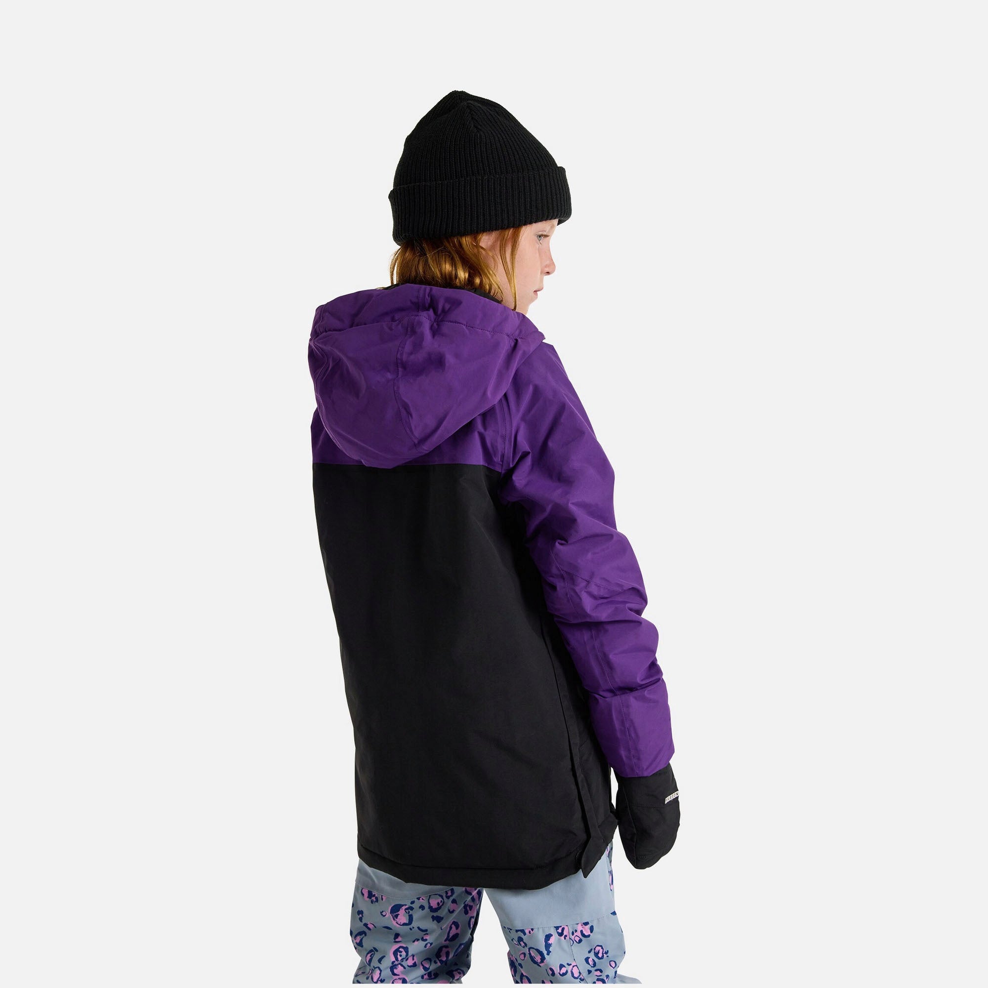 Boys & Girls Purple 2L Hooded Ski Jacket