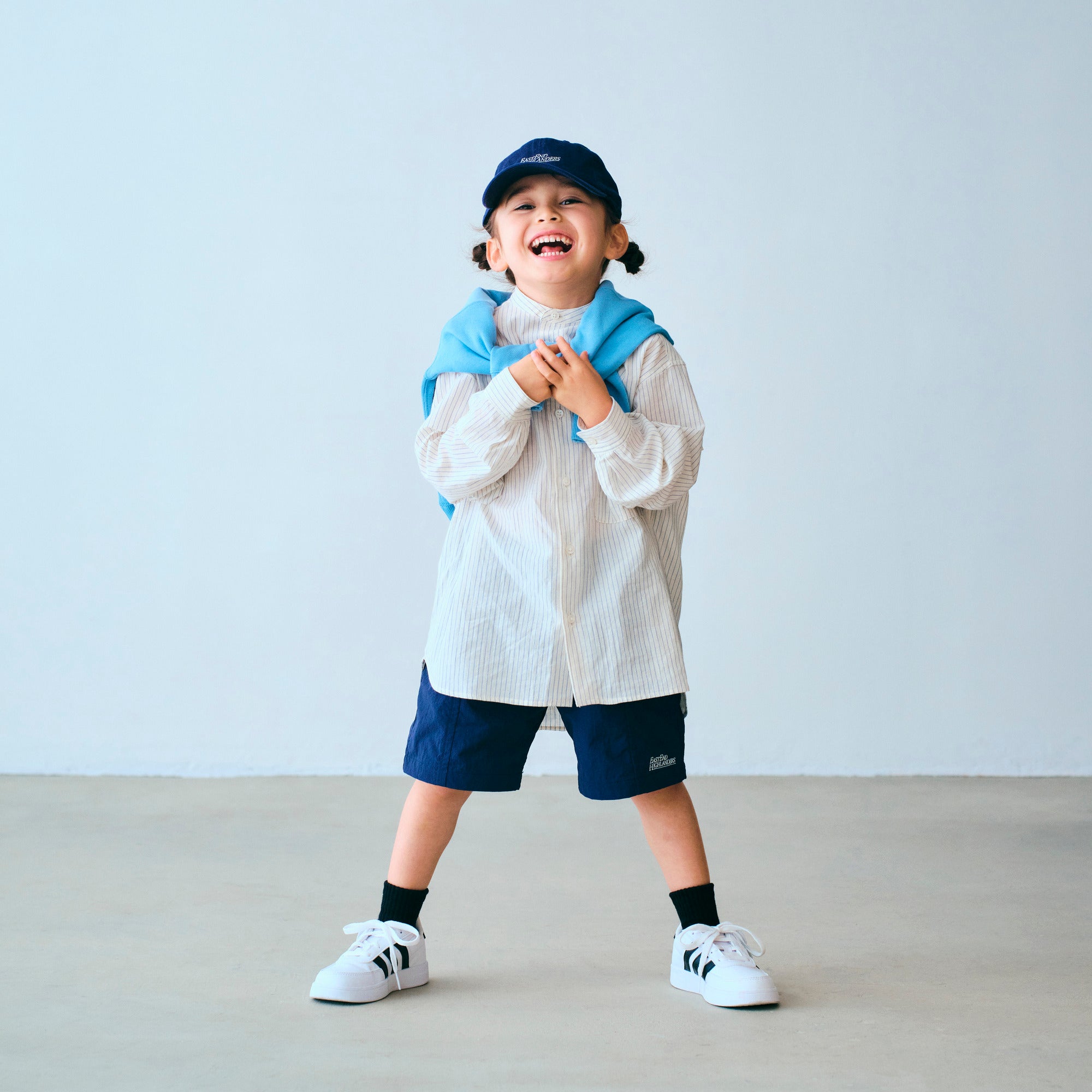 Boys & Girls Ivory Stripes Cotton Shirt
